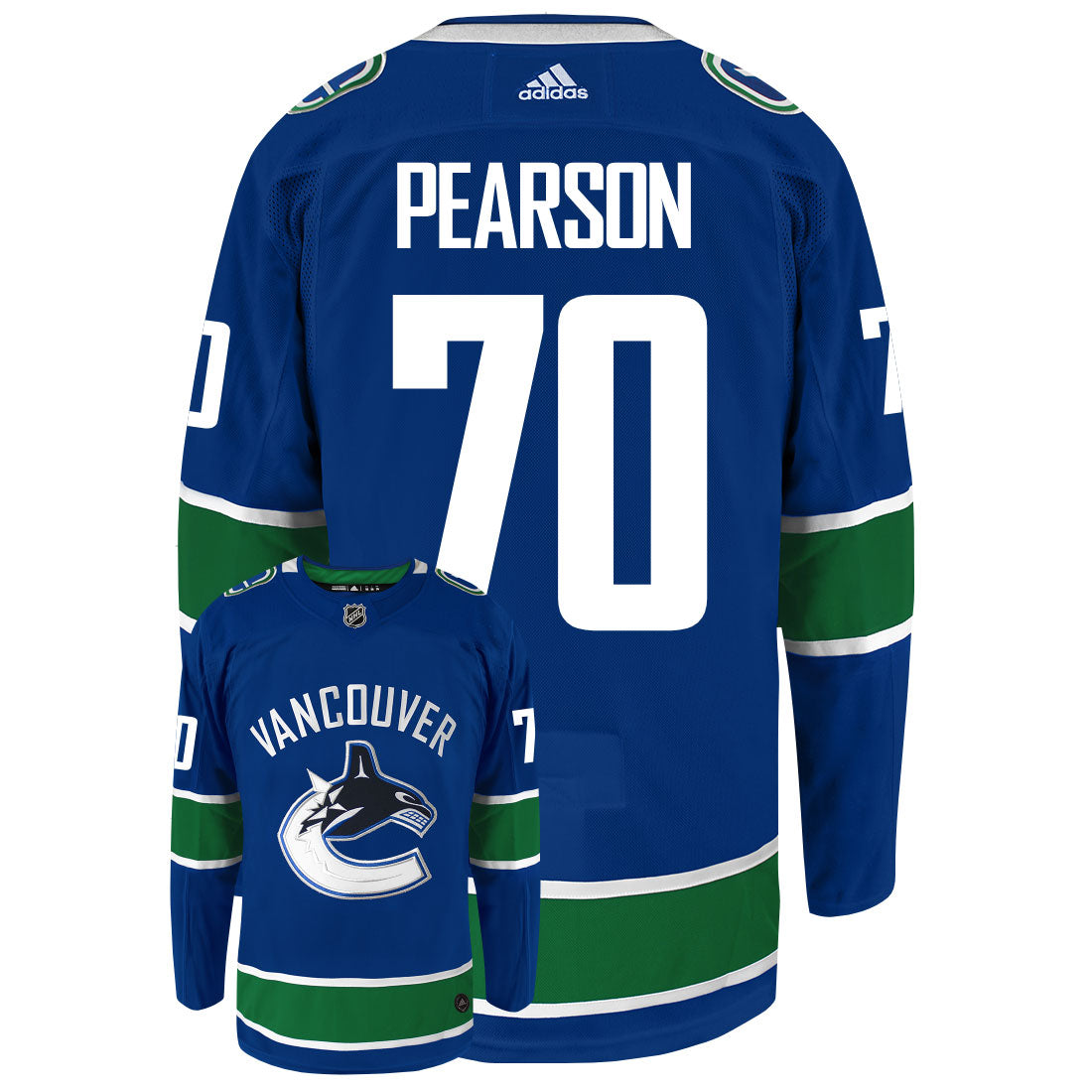 Tanner Pearson Vancouver Canucks Adidas Primegreen Authentic NHL Hockey Jersey - vstockx