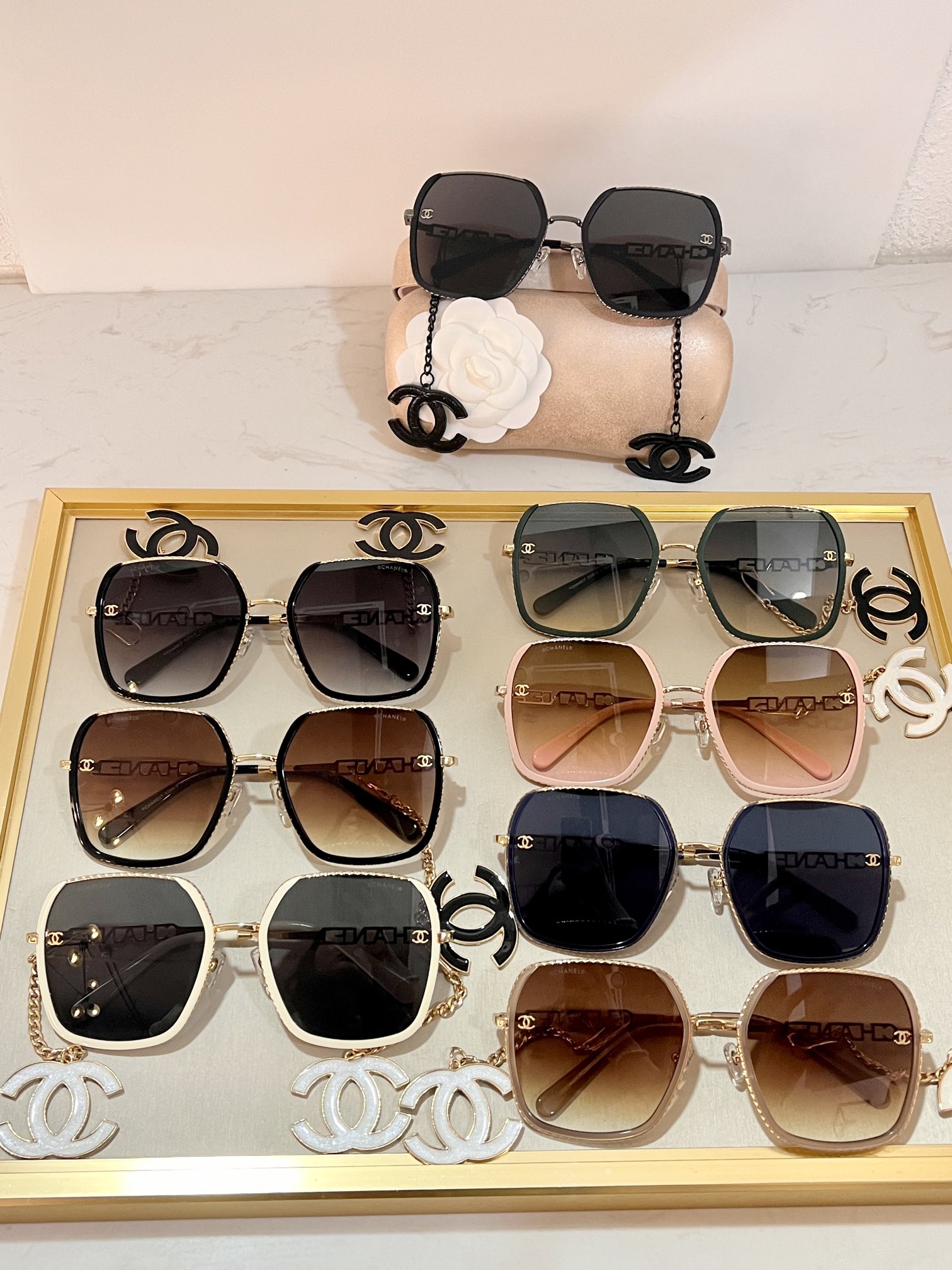 Sunglasses Chanel ch5399 Size:56-19-140 - vstockx