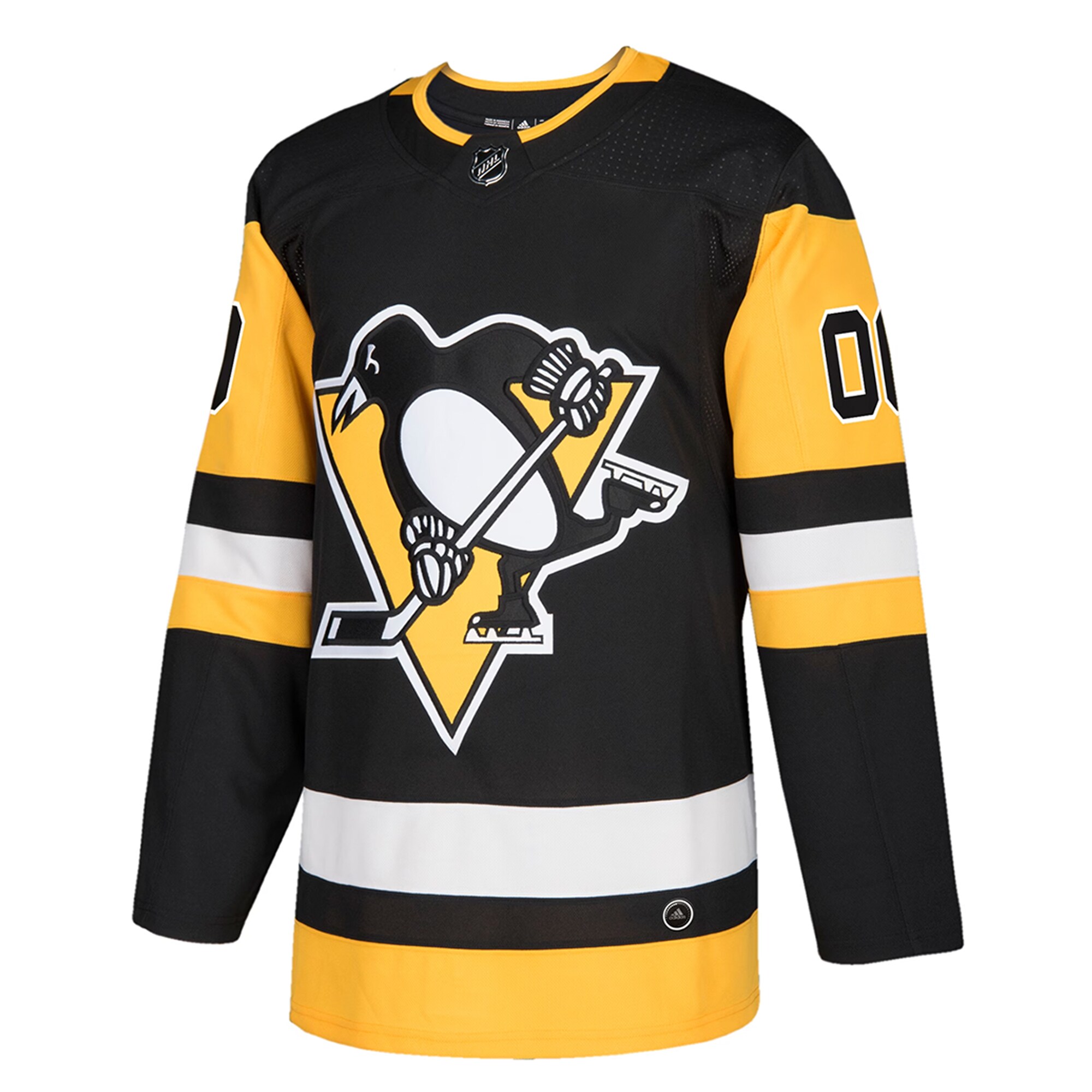 Pittsburgh Penguins adidas Authentic Custom Jersey - Black - vstockx