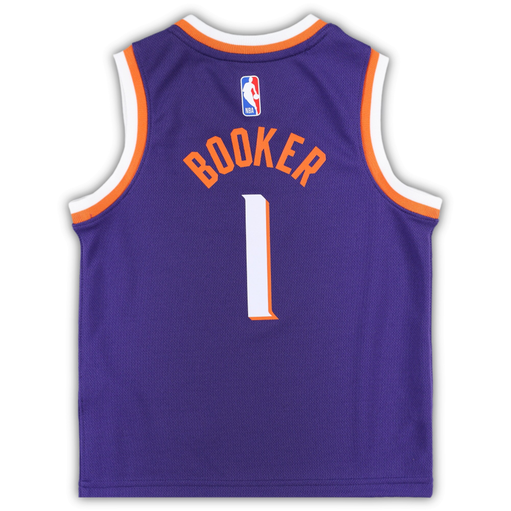 Devin Booker Phoenix Suns Nike Preschool Swingman Player Jersey - Icon Edition - Purple - vstockx