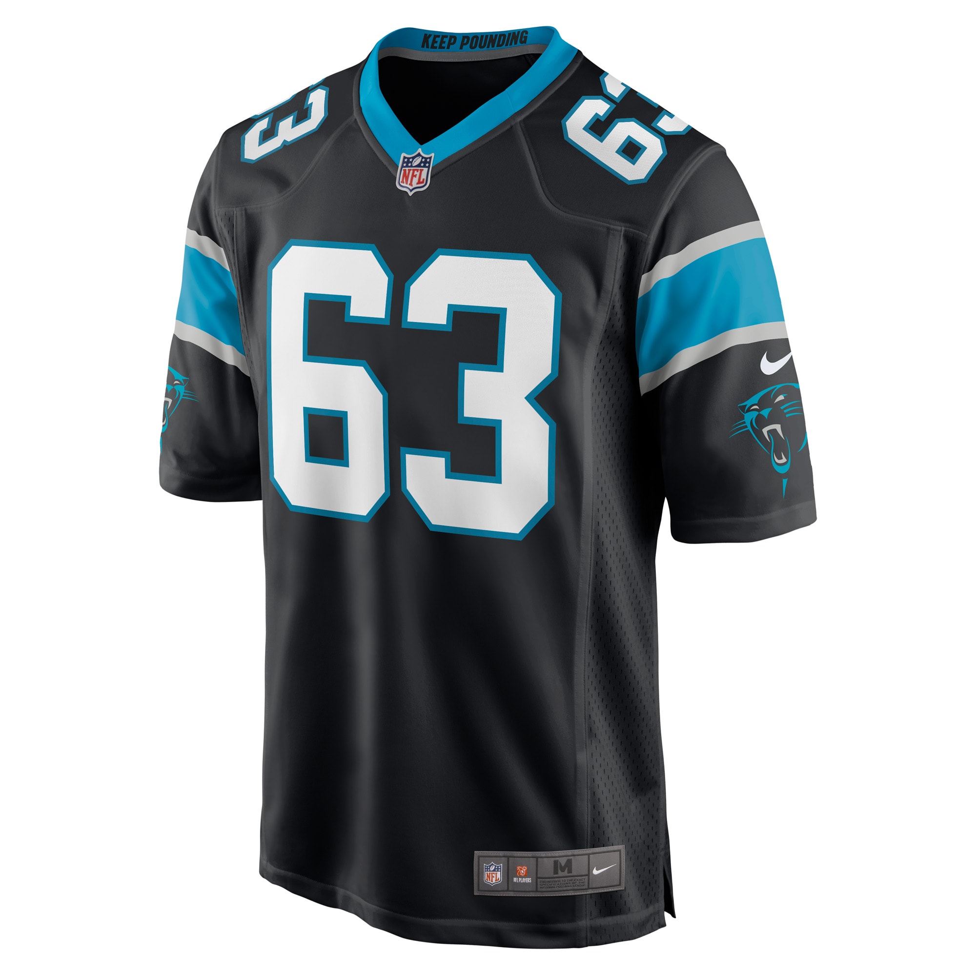 Austin Corbett Carolina Panthers Nike Game Jersey - Black - vstockx