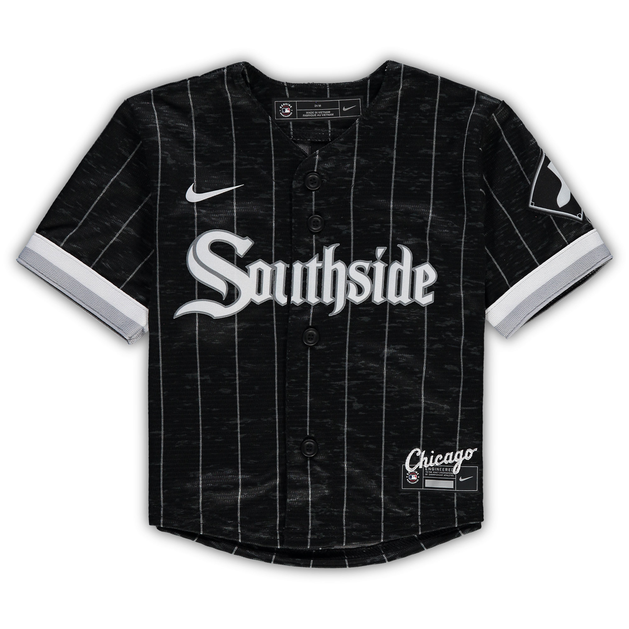 Chicago White Sox Nike Infant MLB City Connect Replica Jersey - Black/Gray - vstockx