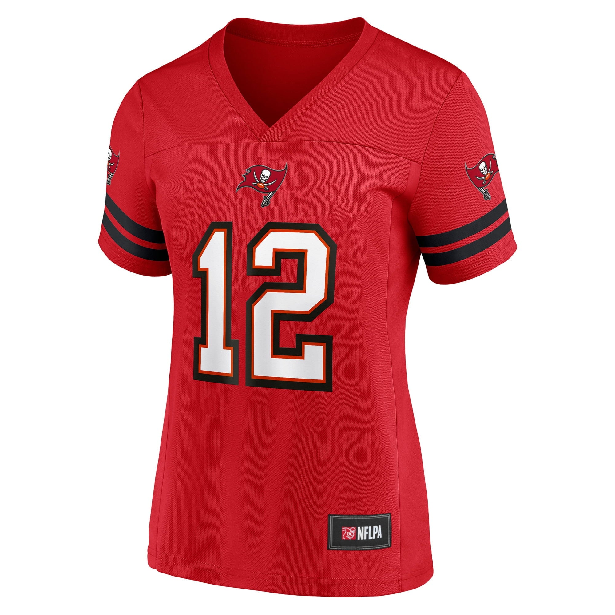 Women's Fanatics Branded Tom Brady Red Tampa Bay Buccaneers Game Time Player Jersey - vstockx