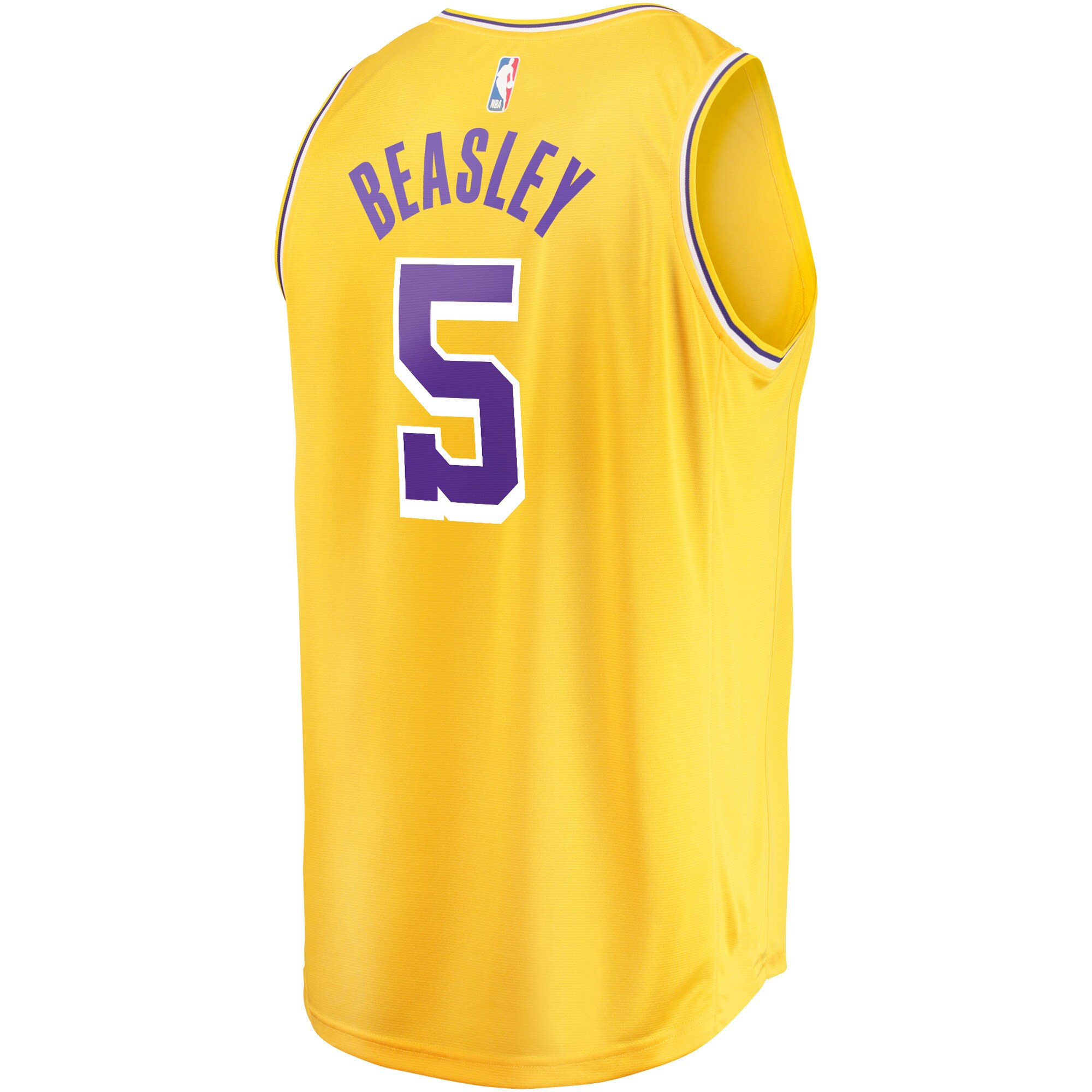 Malik Beasley Los Angeles Lakers Fanatics Branded Youth Fast Break Player Jersey - Icon Edition - Gold - vstockx