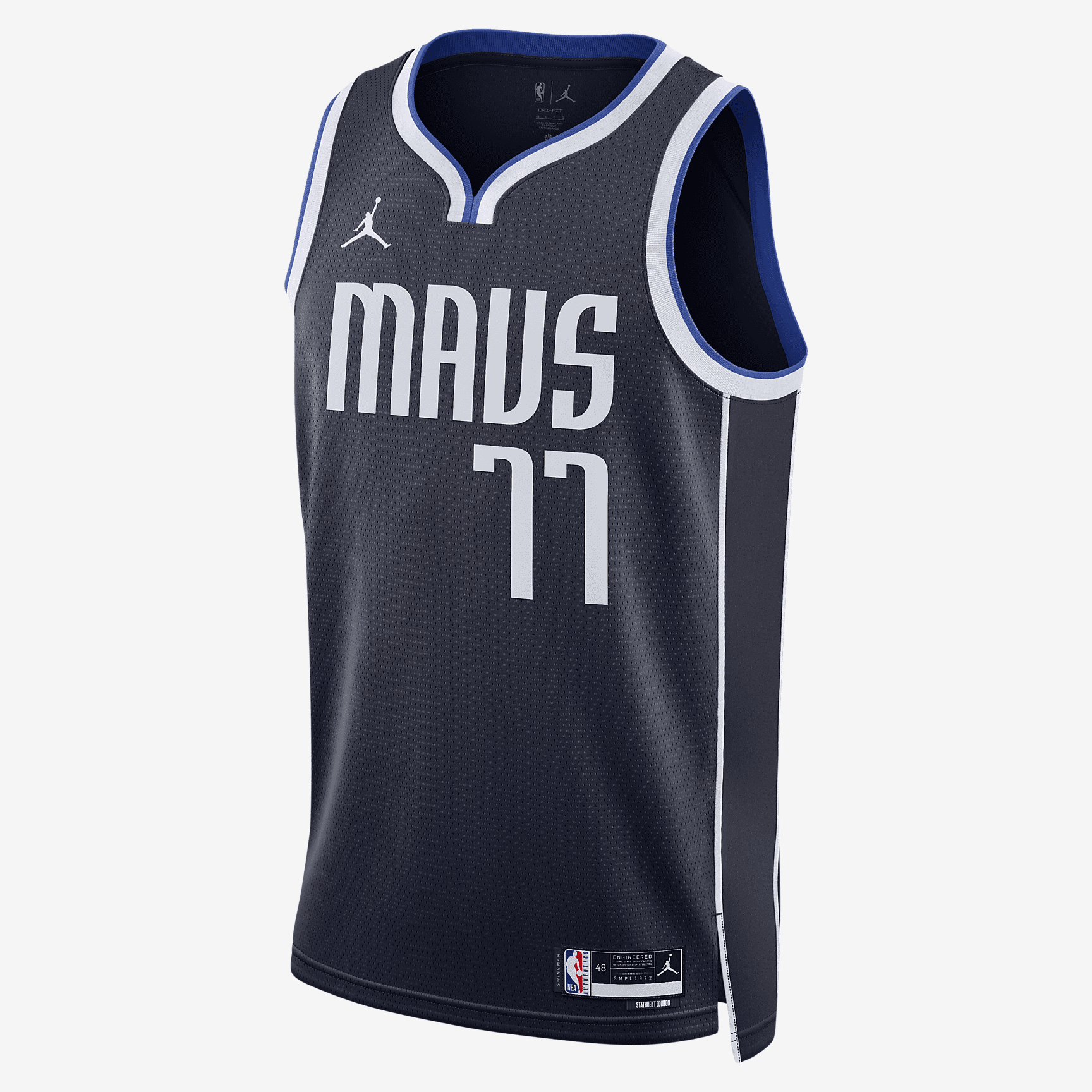 Dallas Mavericks Statement Edition Jordans Dri-FIT NBA Swingman Jersey - College Navy - vstockx