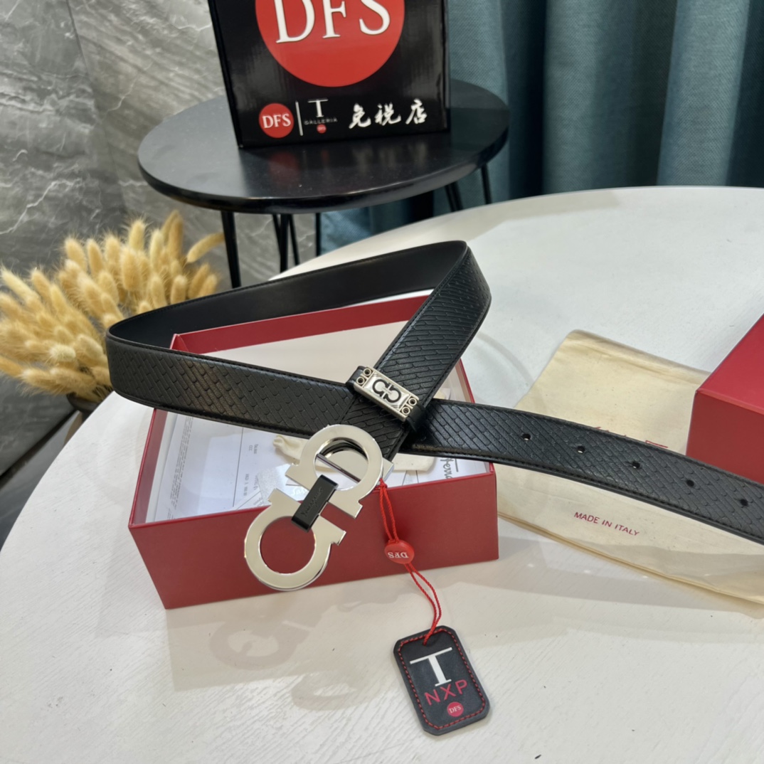 Streetwear Belt Ferragamo 319633 size:3.5cm - vstockx