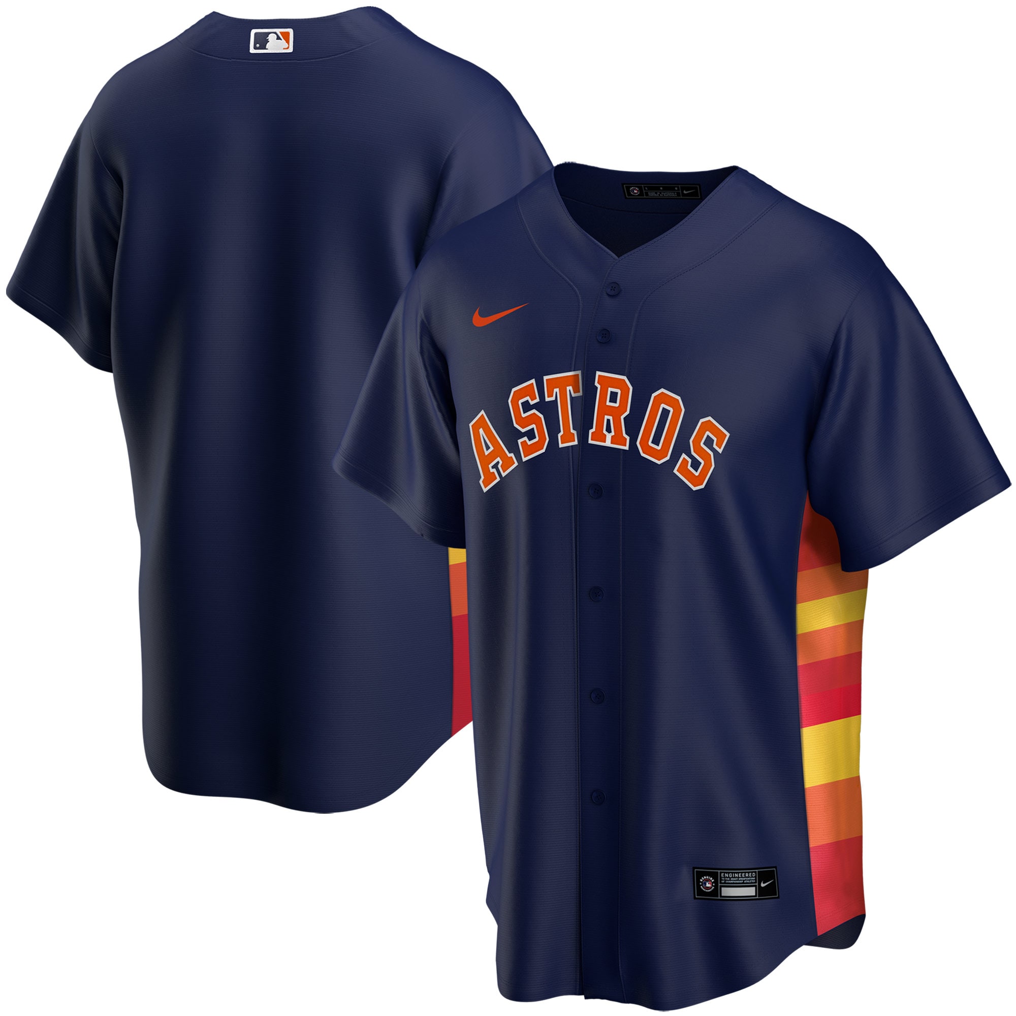 Houston Astros Nike Youth Alternate Replica Team Jersey - Navy - vstockx