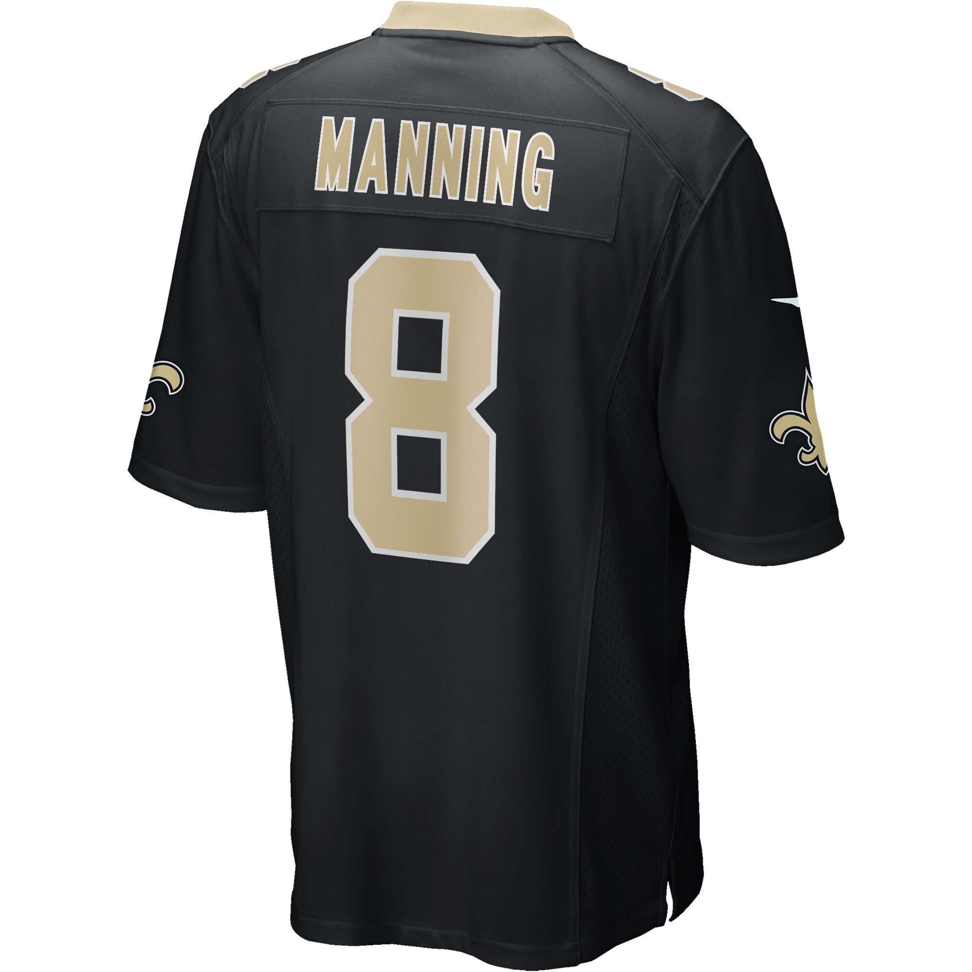 Archie Manning New Orleans Saints Nike Game Retired Player Jersey - Black - vstockx