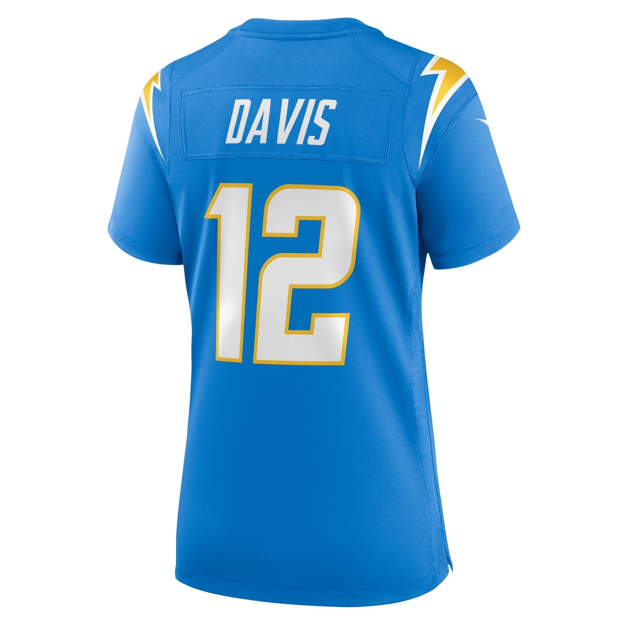 Women's Nike Derius Davis Powder Blue Los Angeles Chargers Team Game Jersey - vstockx