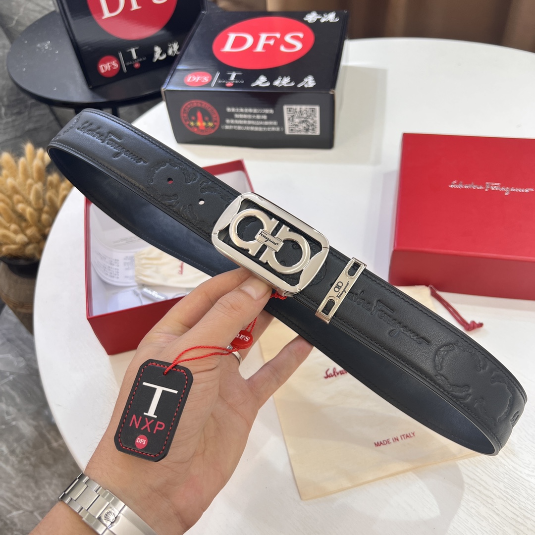 Streetwear Belt Ferragamo 320133 size:3.5cm - vstockx