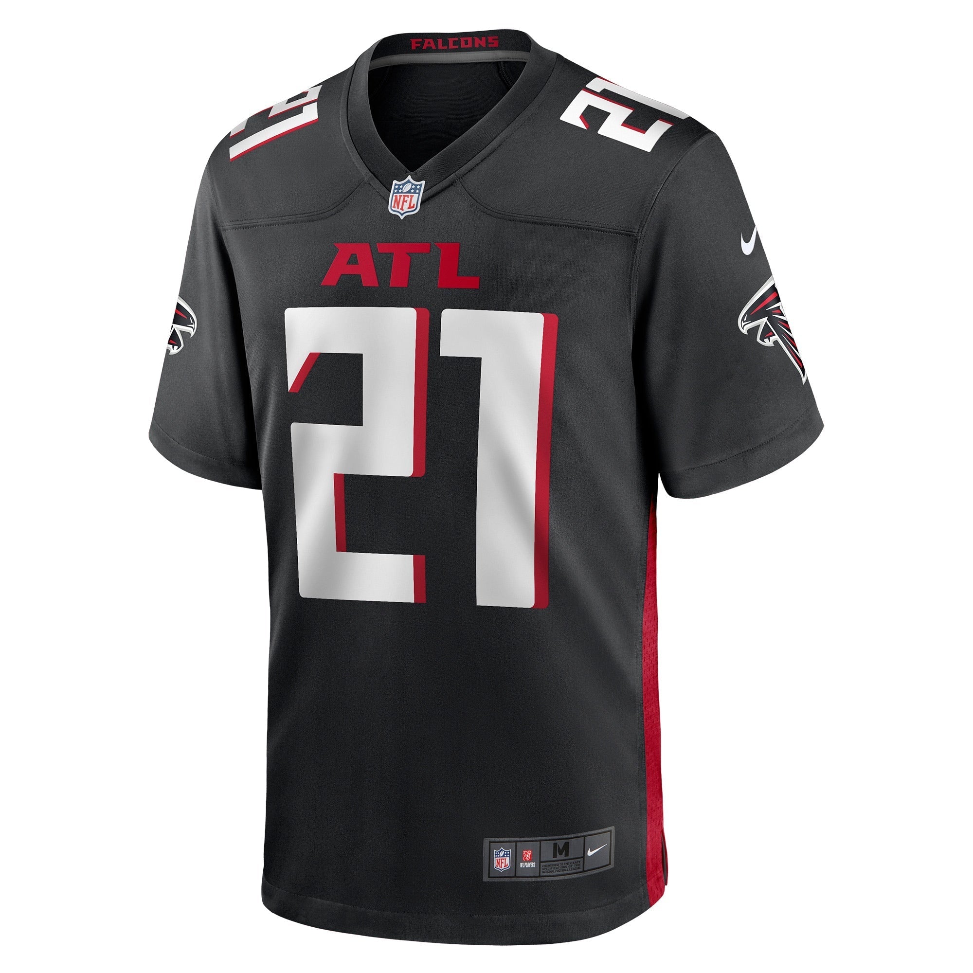 Men's Nike Rashad Fenton Black Atlanta Falcons Game Player Jersey - vstockx