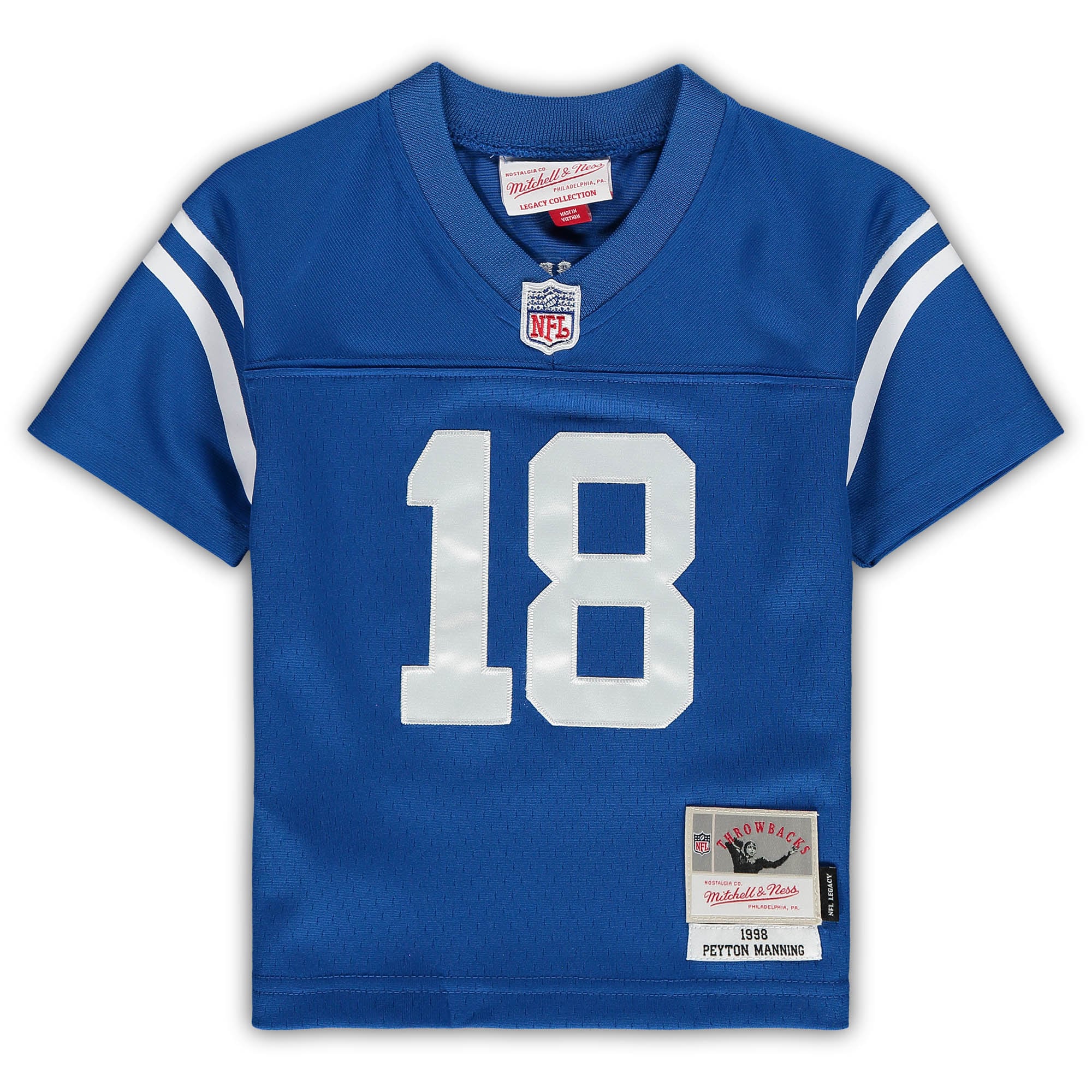 Peyton Manning Indianapolis Colts Mitchell & Ness Toddler 1998 Retired Legacy Jersey - Royal - vstockx