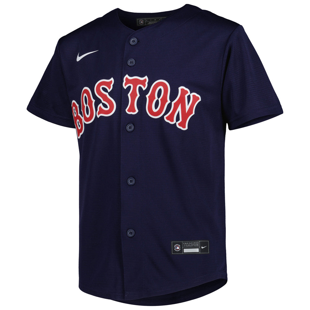 Youth Boston Red Sox David Ortiz Hall of Fame Player Jersey - Navy - vstockx