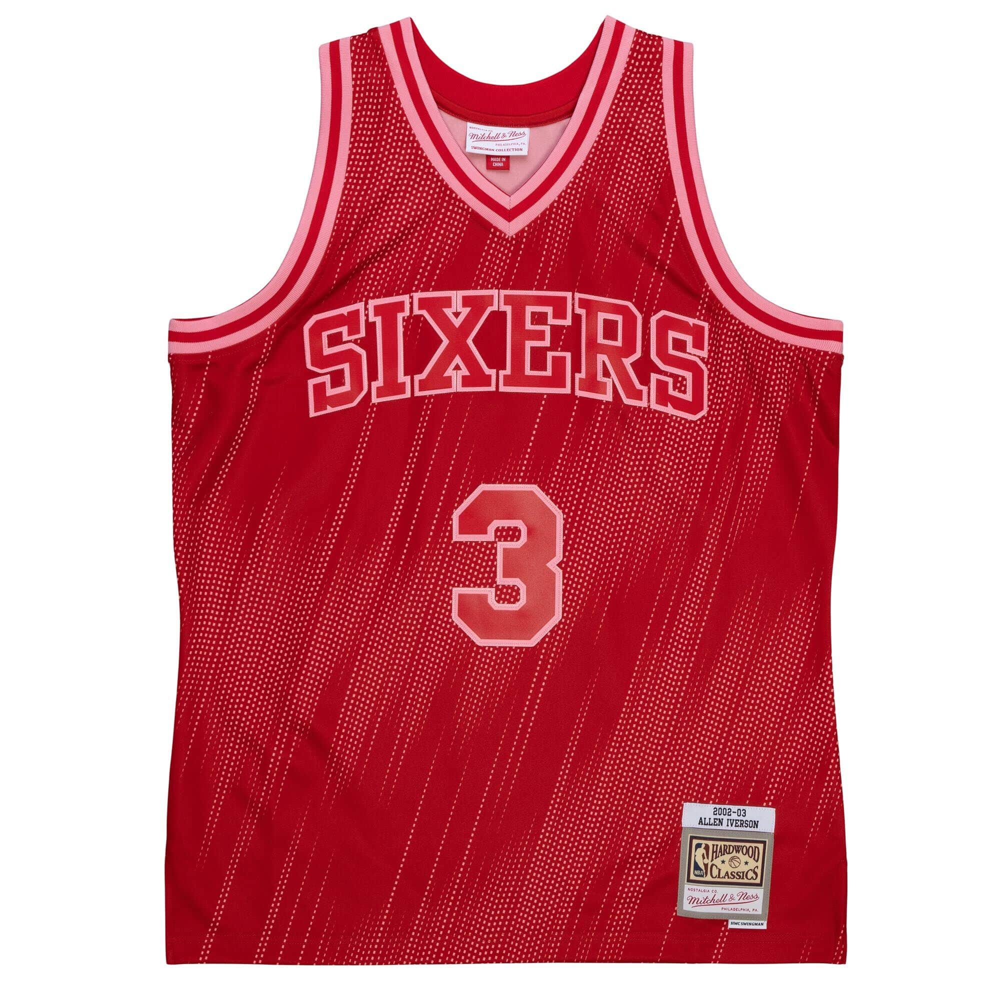 Monochrome Swingman Allen Iverson Philadelphia 76ers 2002-03 Jersey - vstockx
