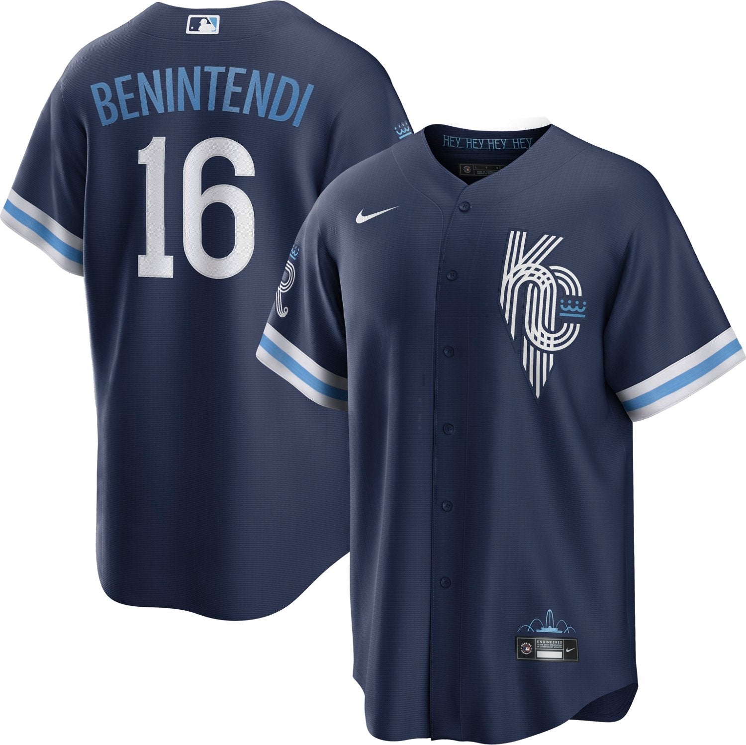 Nike Men's Kansas City Royals Andrew Benintendi City Connect Replica Jersey - vstockx