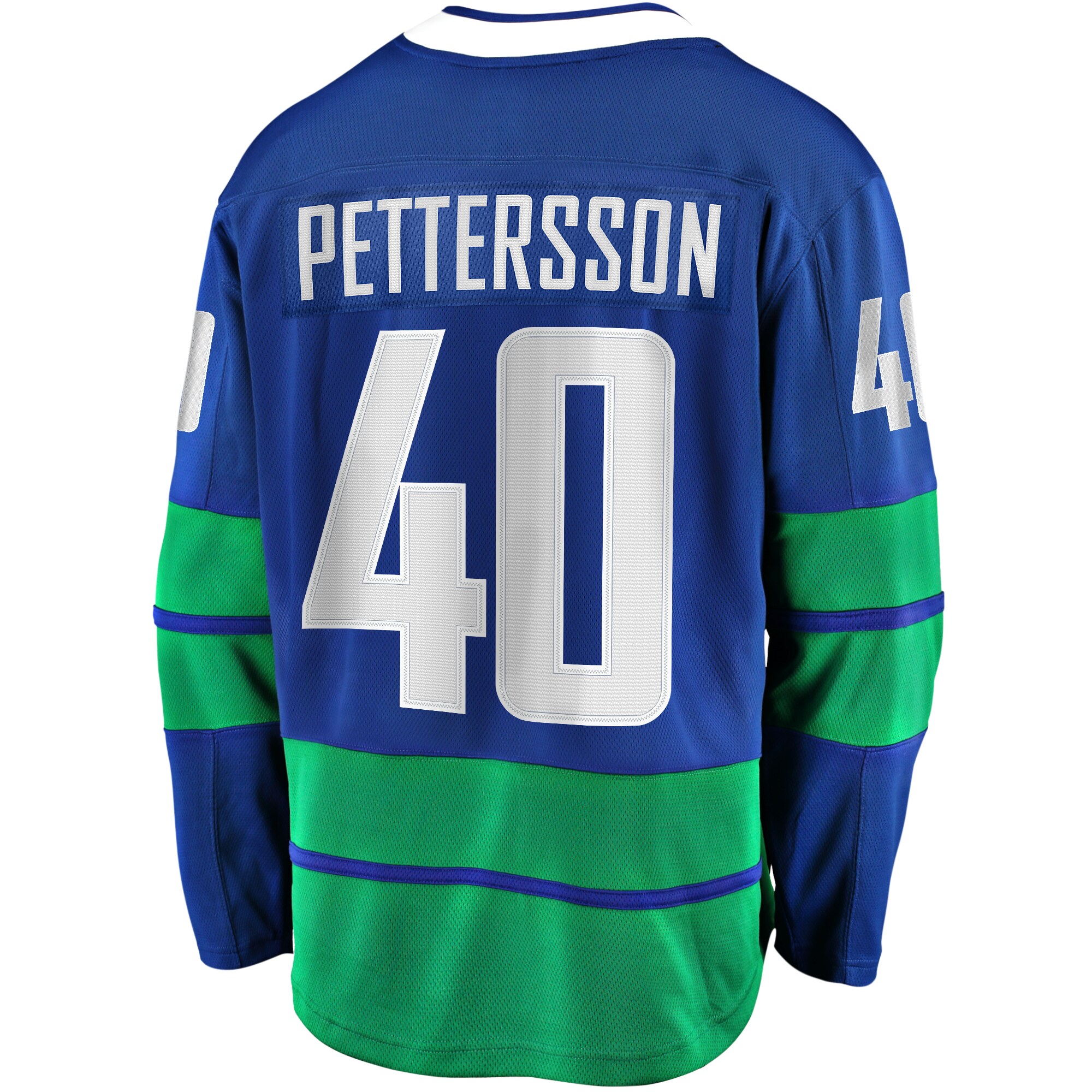 Elias Pettersson Vancouver Canucks Fanatics Branded 2019/20 Alternate Premier Breakaway Player Jersey - Royal - vstockx