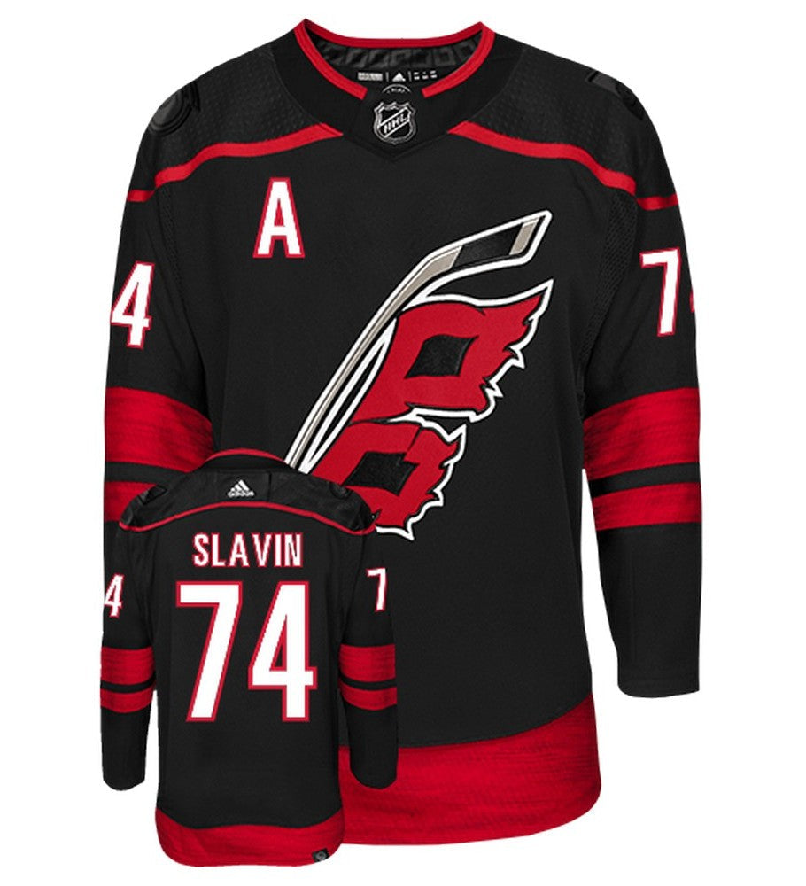 Jaccob Slavin Carolina Hurricanes Adidas Primegreen Authentic NHL Hockey Jersey - vstockx