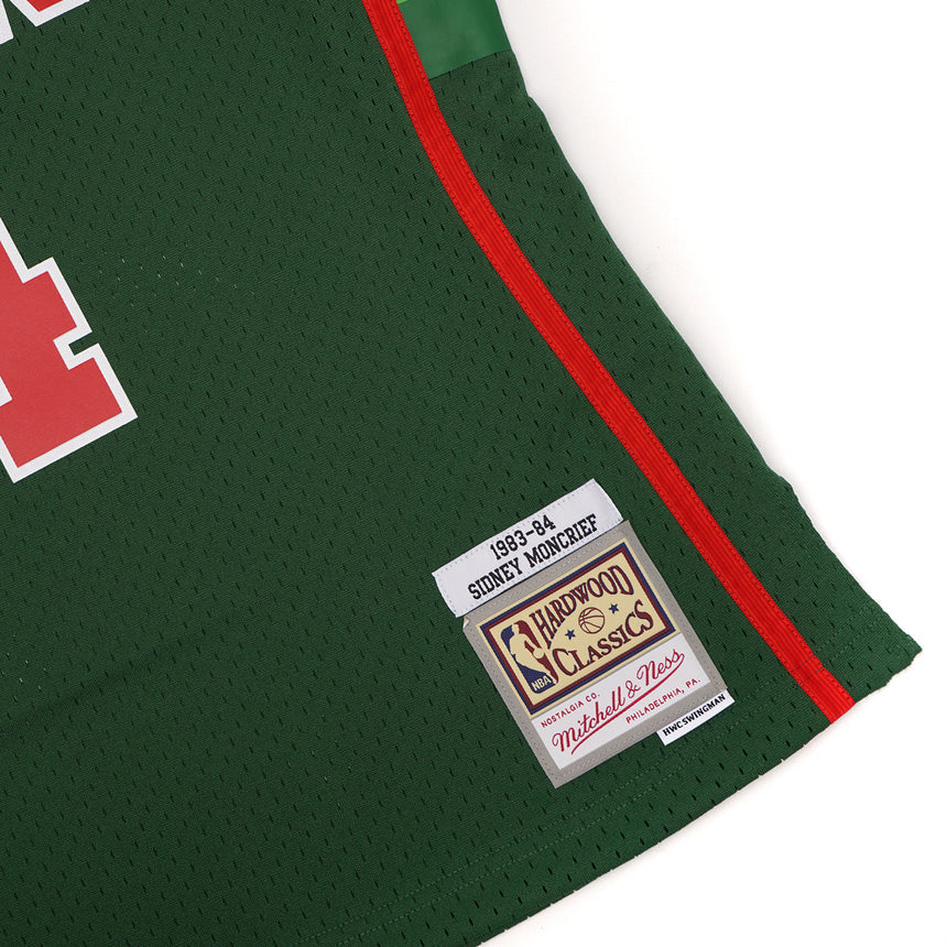 Men's Milwaukee Bucks Jack Sikma Mitchell & Ness White 1988-89 Hardwood Classics Swingman Jersey - vstockx