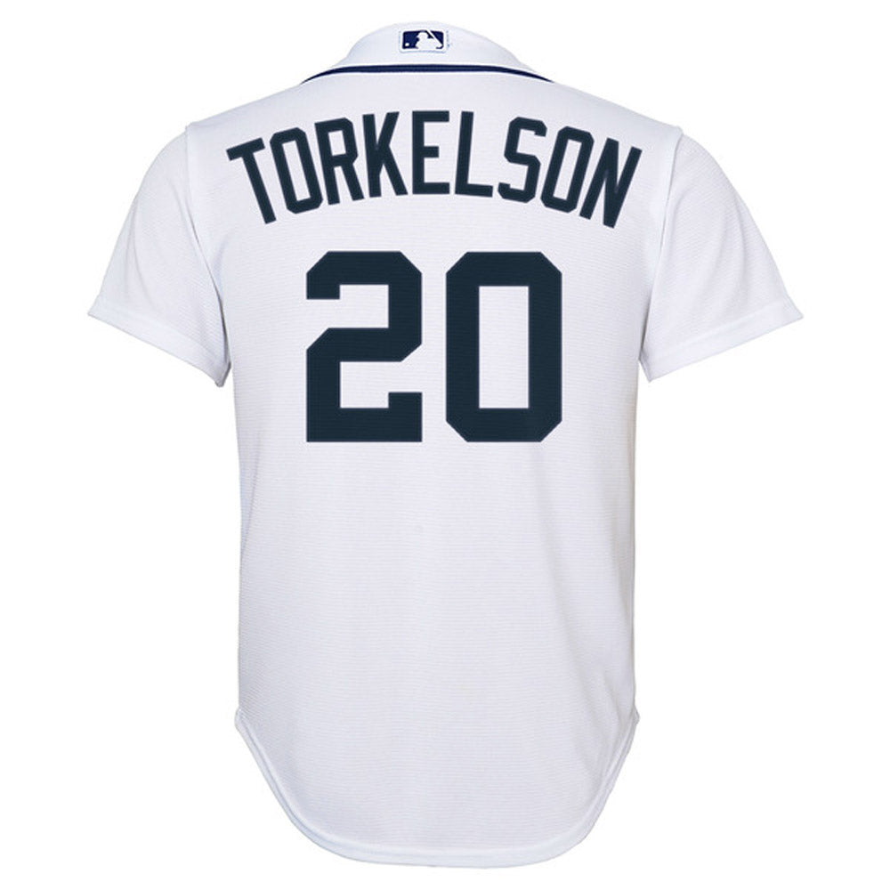 Youth Detroit Tigers Spencer Torkelson Cool Base Replica Home Jersey - White - vstockx