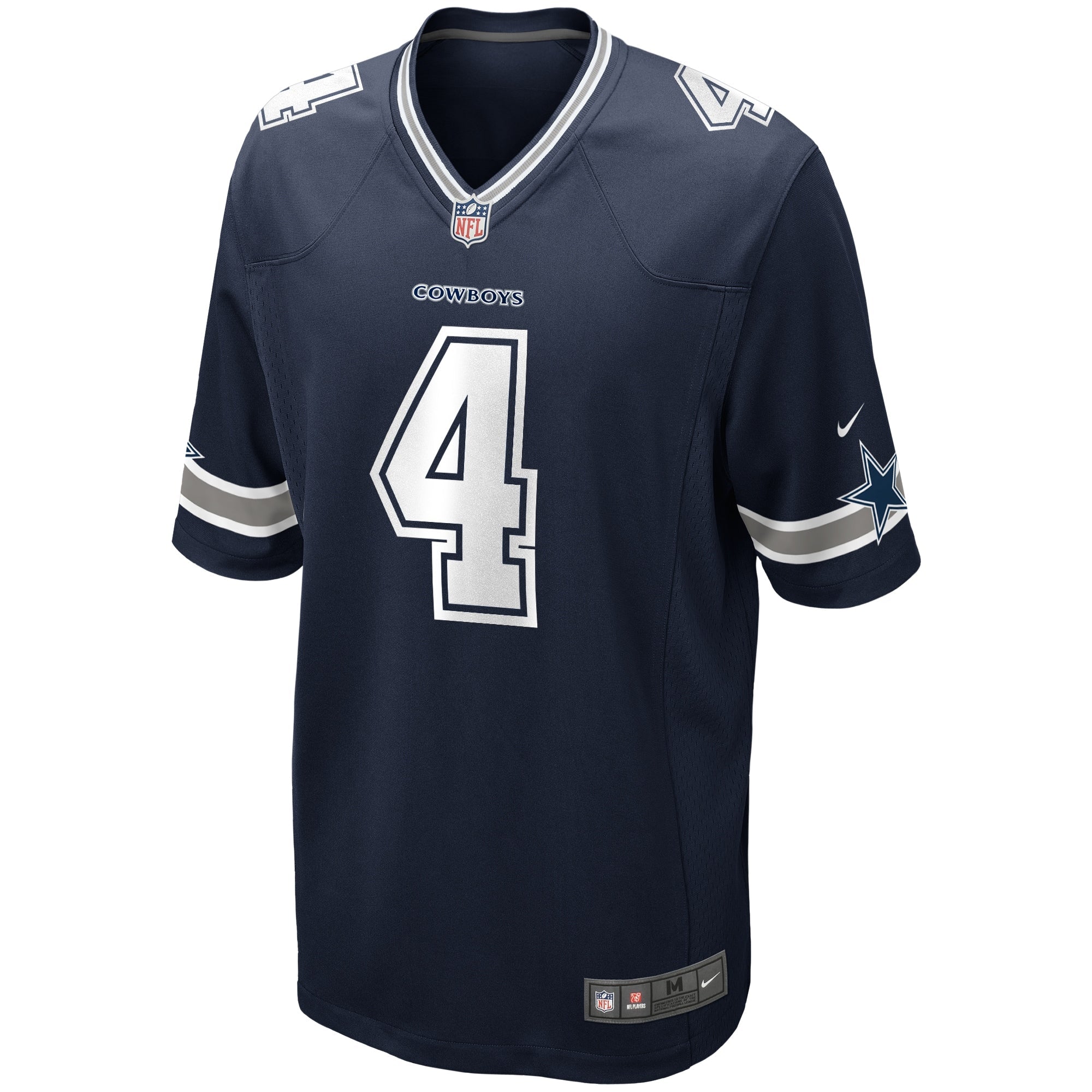 Youth Nike Dak Prescott Navy Dallas Cowboys Game Jersey - vstockx