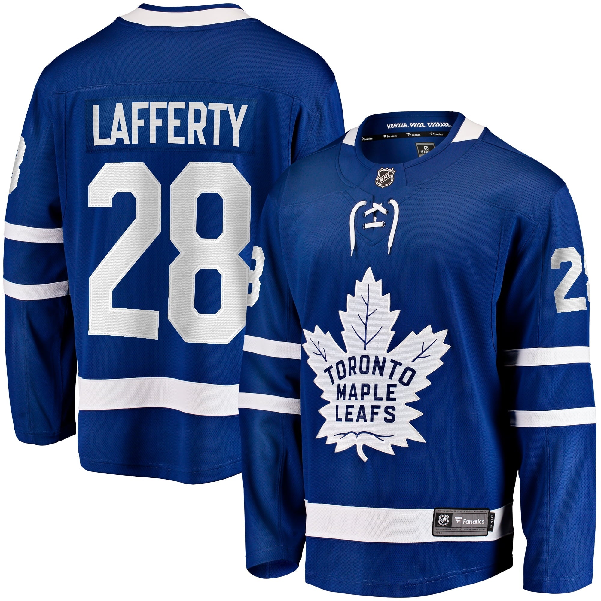 Men's Fanatics Branded Sam Lafferty Blue Toronto Maple Leafs Home Breakaway Jersey - vstockx