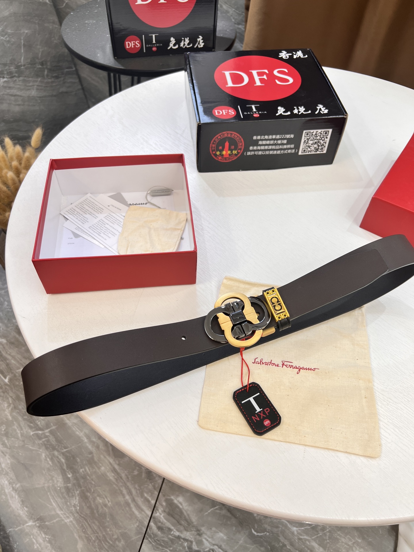 Streetwear Belt Ferragamo 320341 size:3.5cm - vstockx