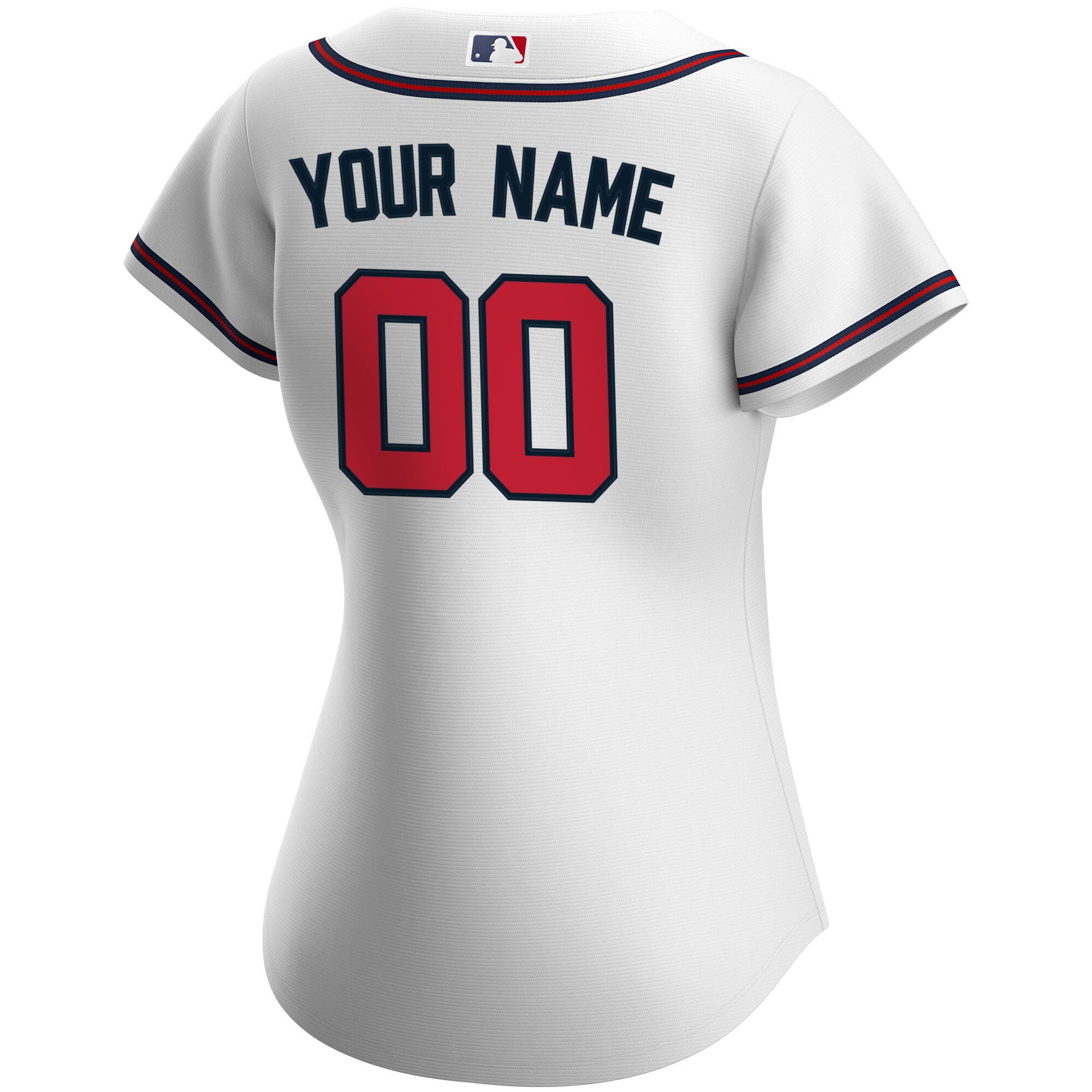 Atlanta Braves Nike Women's Home Replica Custom Jersey - White - vstockx