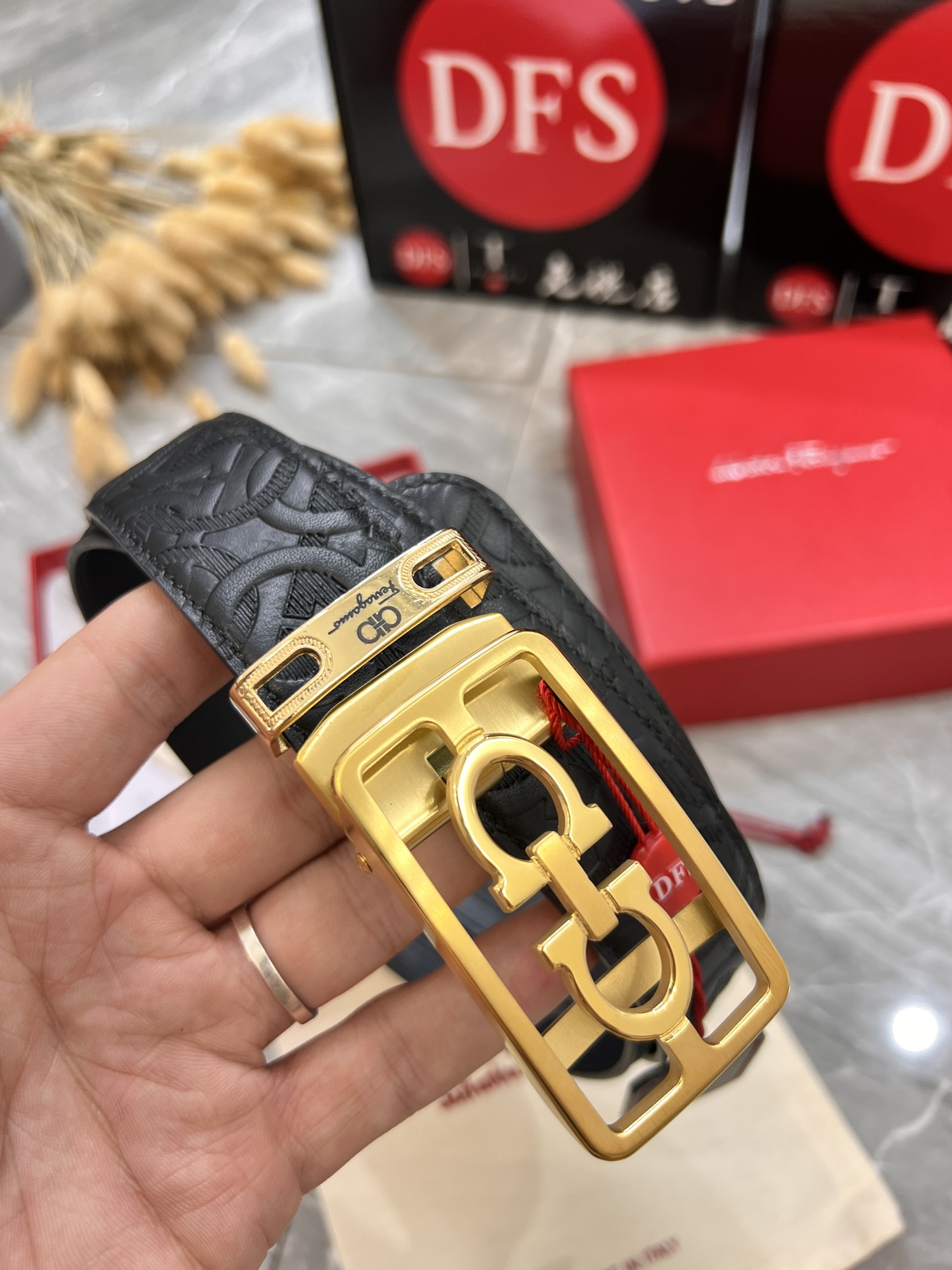 Streetwear Belt Ferragamo 319875 size:3.5cm - vstockx