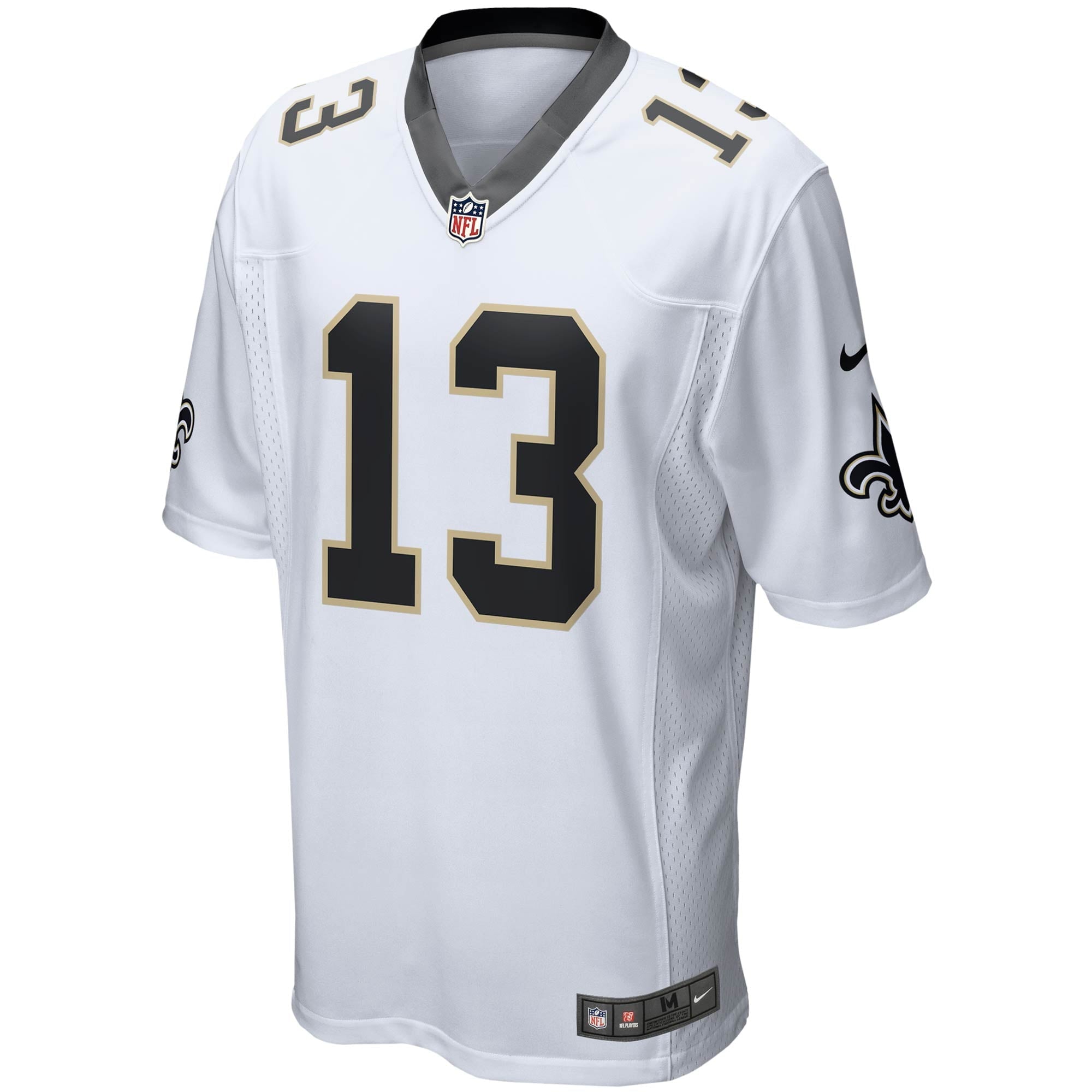 Men's Nike Michael Thomas White New Orleans Saints Game Player Jersey - vstockx