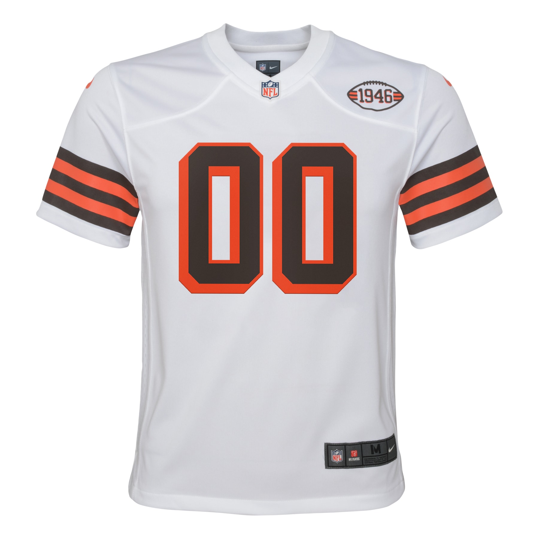 Cleveland Browns Nike Youth Alternate Custom Jersey - White - vstockx