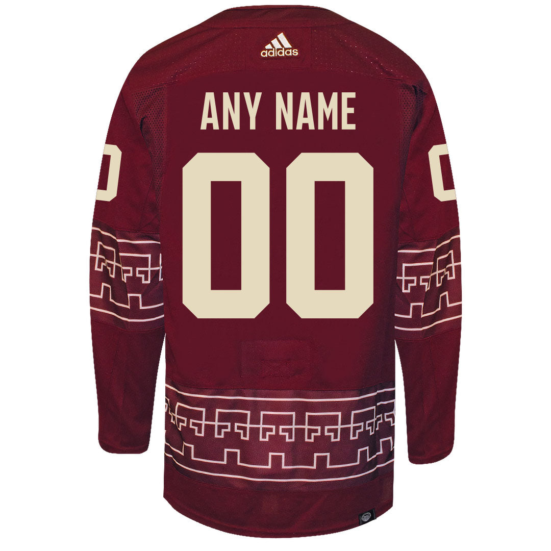 Customizable Arizona Coyotes Adidas Primegreen Authentic NHL Hockey Jersey - vstockx