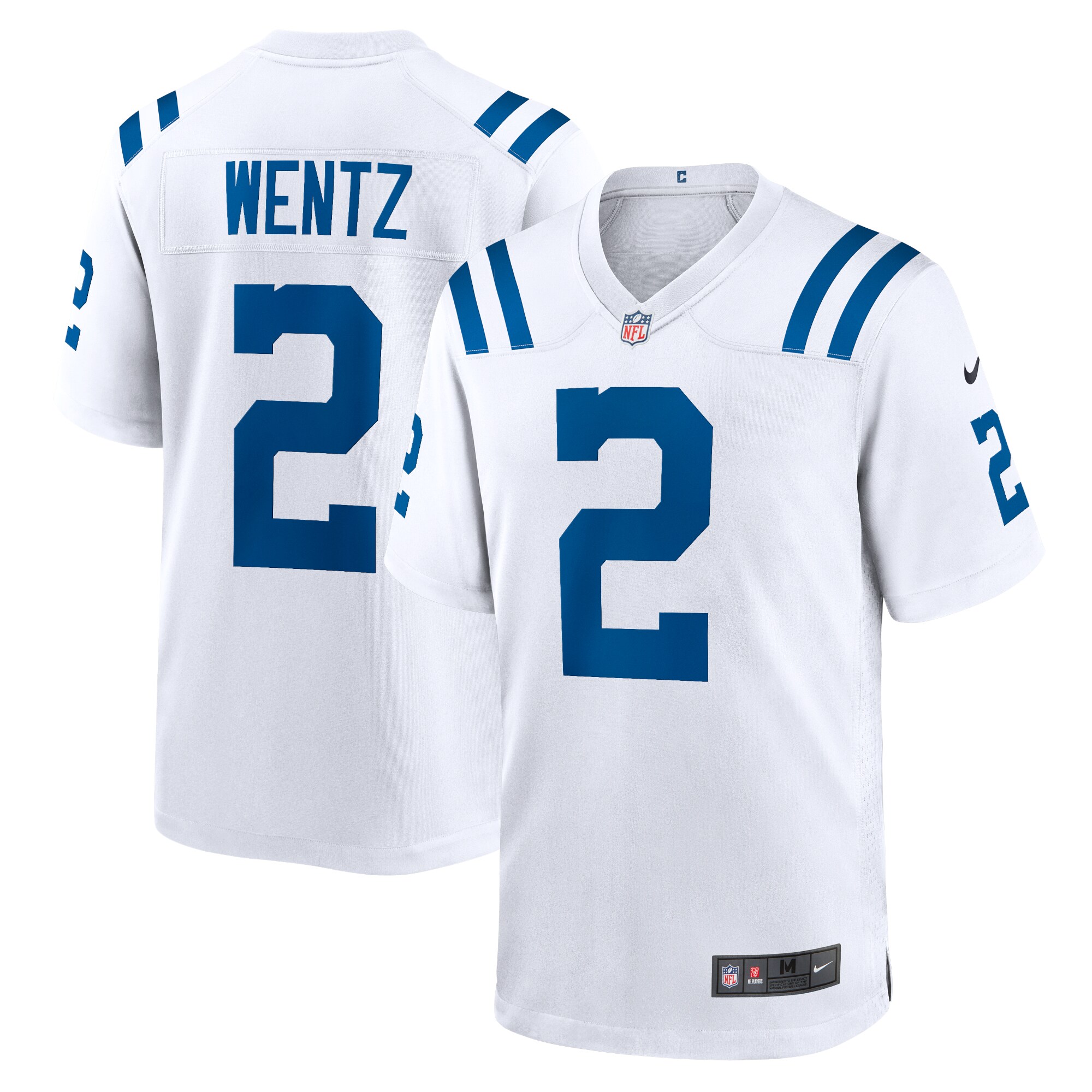 Carson Wentz Indianapolis Colts Nike Player Game Jersey - White - vstockx