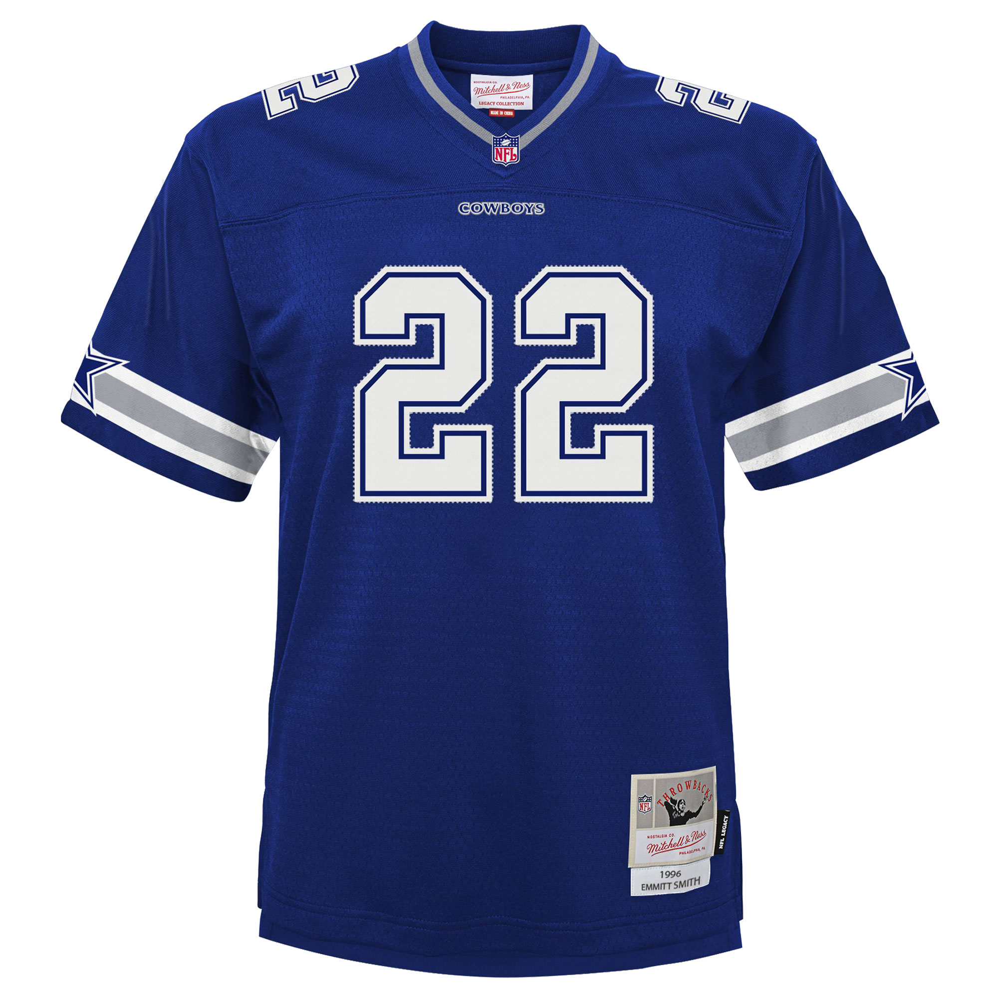 Emmitt Smith Dallas Cowboys Mitchell & Ness Toddler 1996 Retired Legacy Jersey - Navy - vstockx