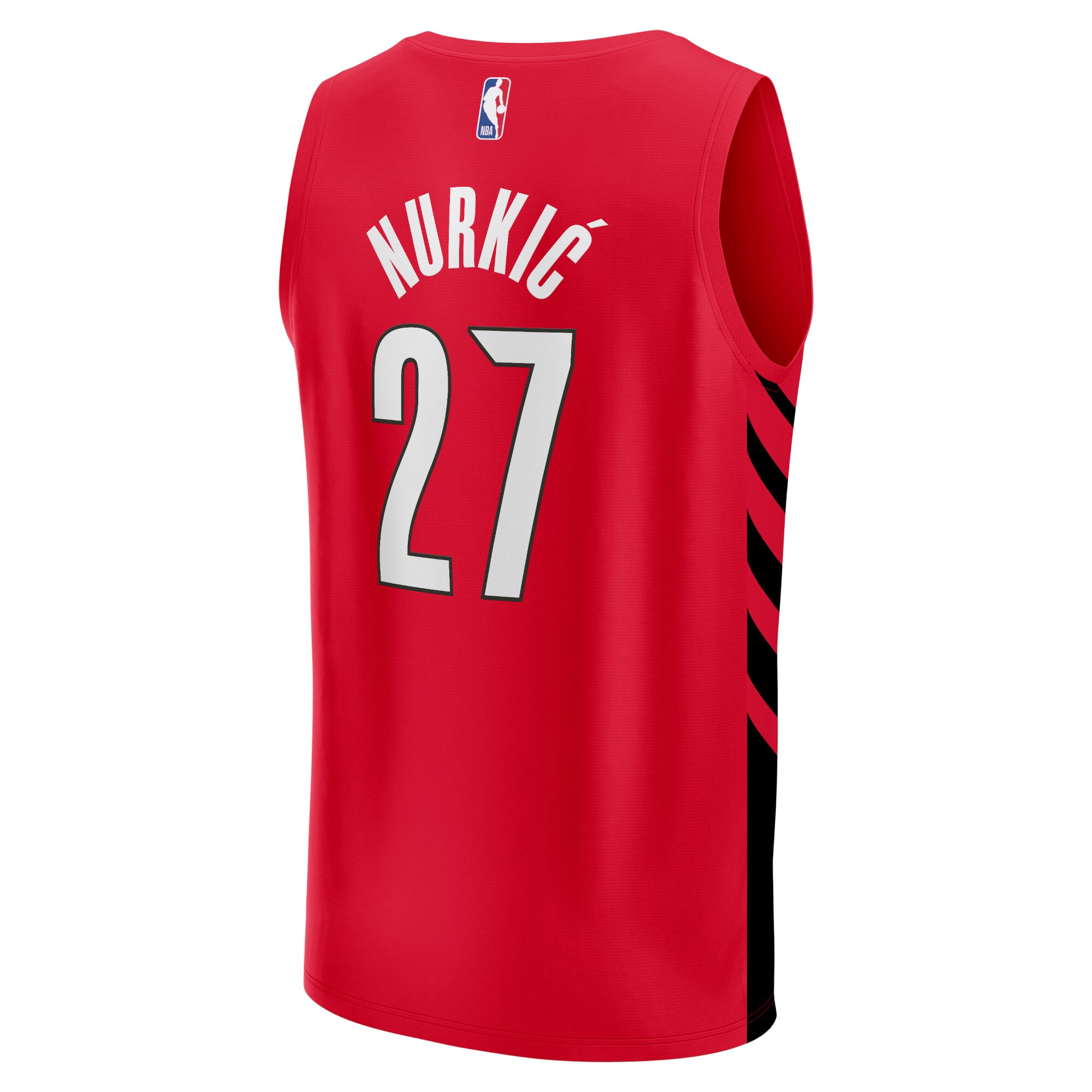 Jusuf Nurkic Portland Trail Blazers Fanatics Branded Fast Break Replica Player Jersey - Statement Edition - Red - vstockx