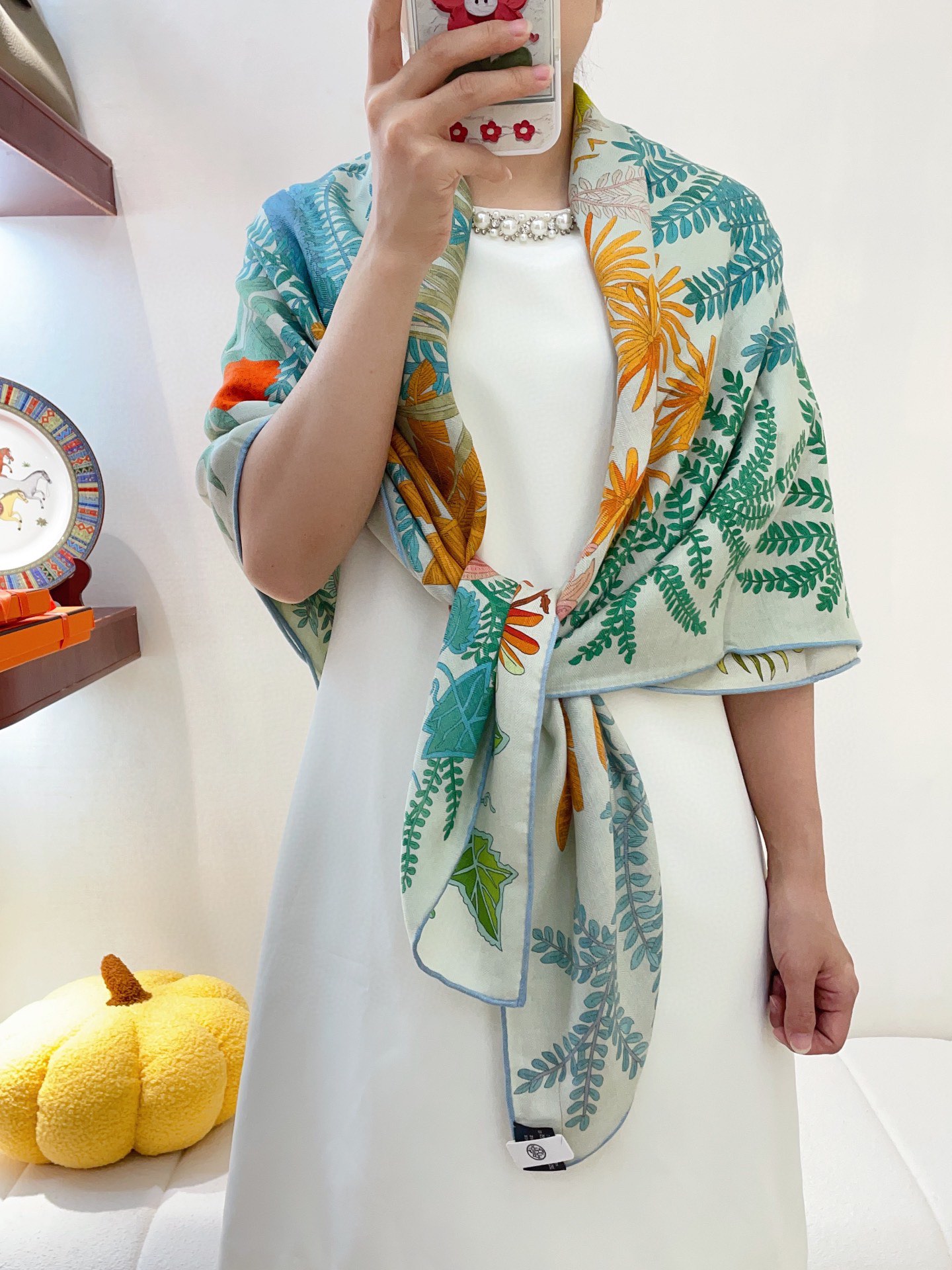 Streetwear Scarf Hermes 328761 SIZE:135cm*135cm - vstockx