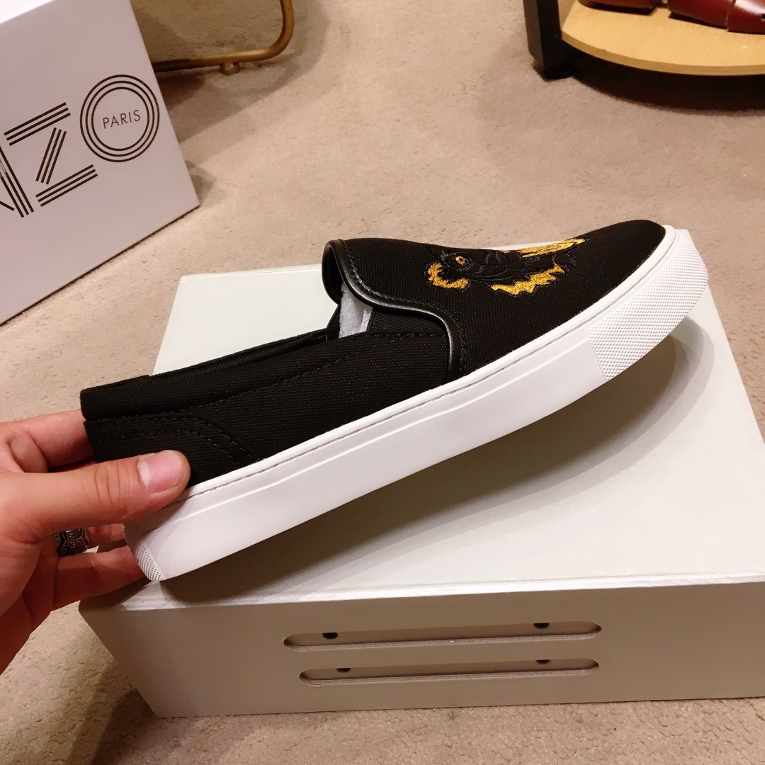 Kenzo K-SKATE Tiger canvas slip-on sneakers 17 - vstockx