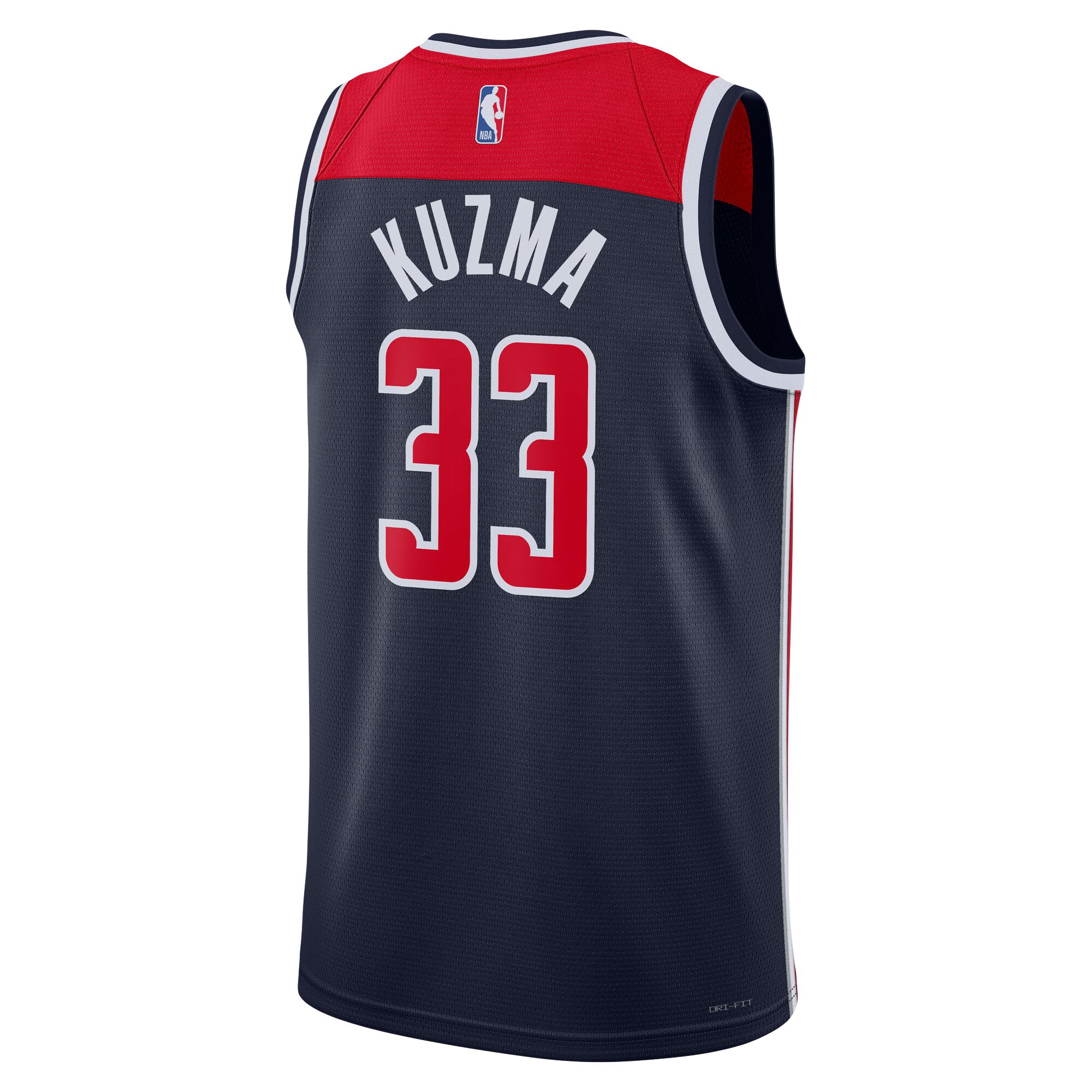 Kyle Kuzma Washington Wizards Jordans Brand Unisex Swingman Jersey - Statement Edition - Navy - vstockx
