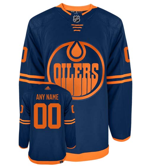 Customizable Edmonton Oilers 2022 Adidas Primegreen Authentic NHL Hockey Jersey - vstockx