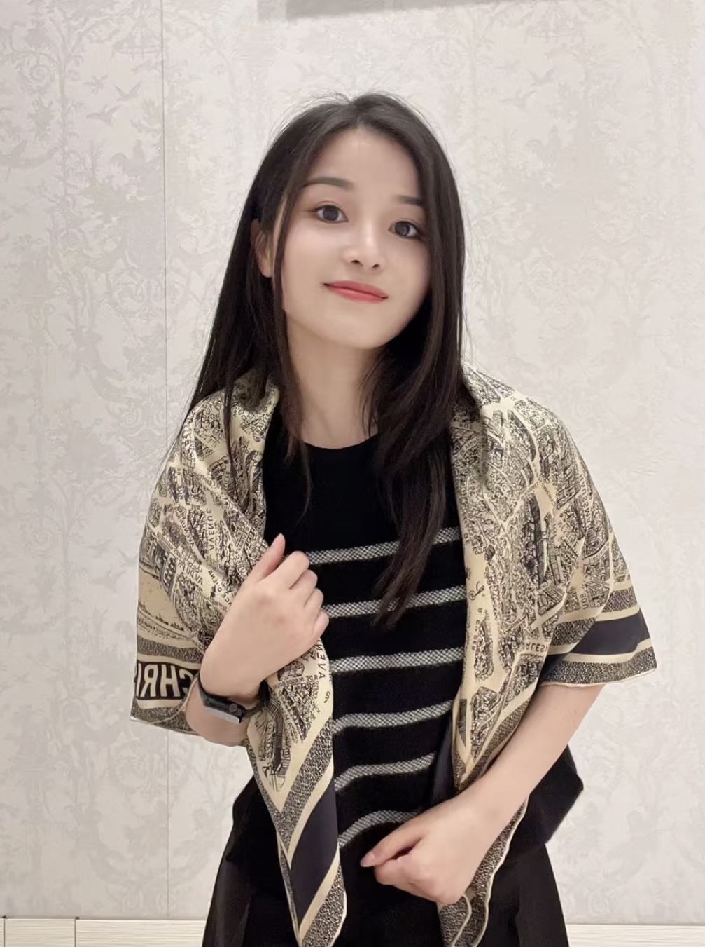 Streetwear Scarf Dior 328811 size:90*90cm - vstockx