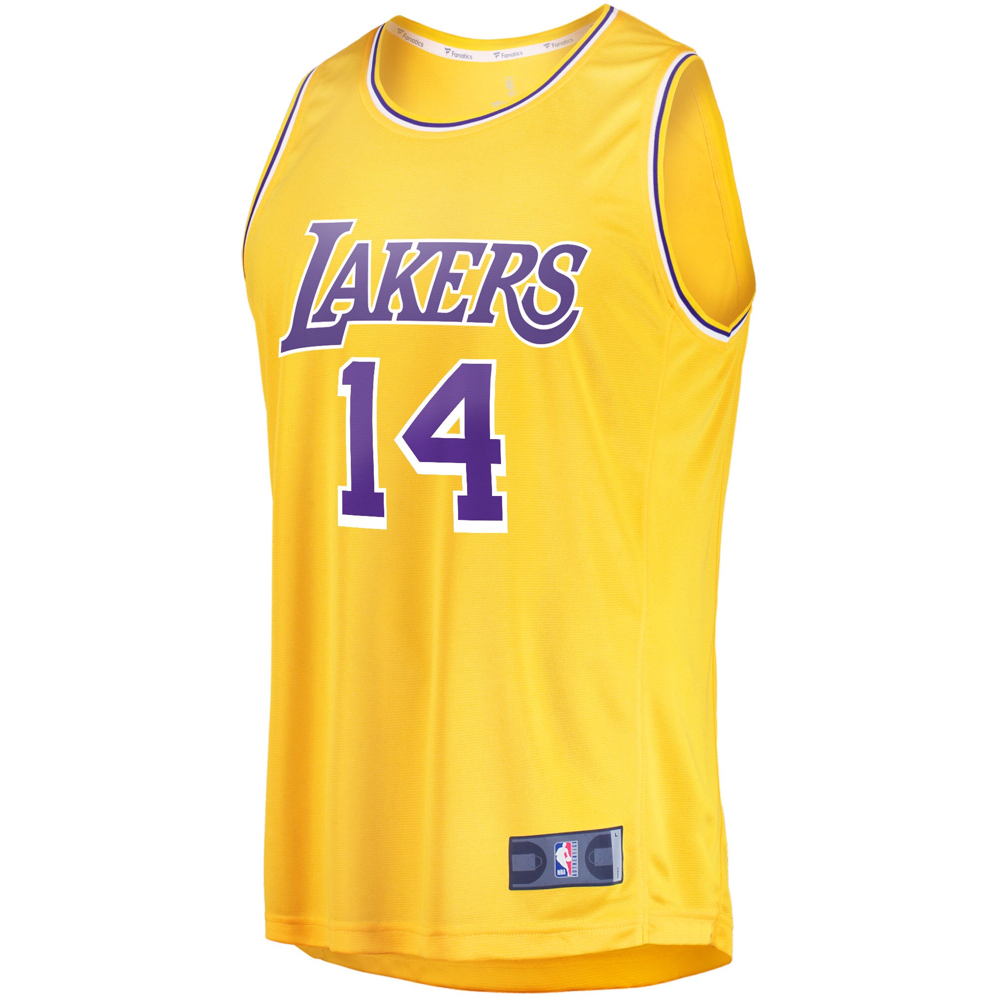 Scotty Pippen Jr. Los Angeles Lakers Fanatics Branded Fast Break Replica Jersey - Icon Edition - Gold - vstockx