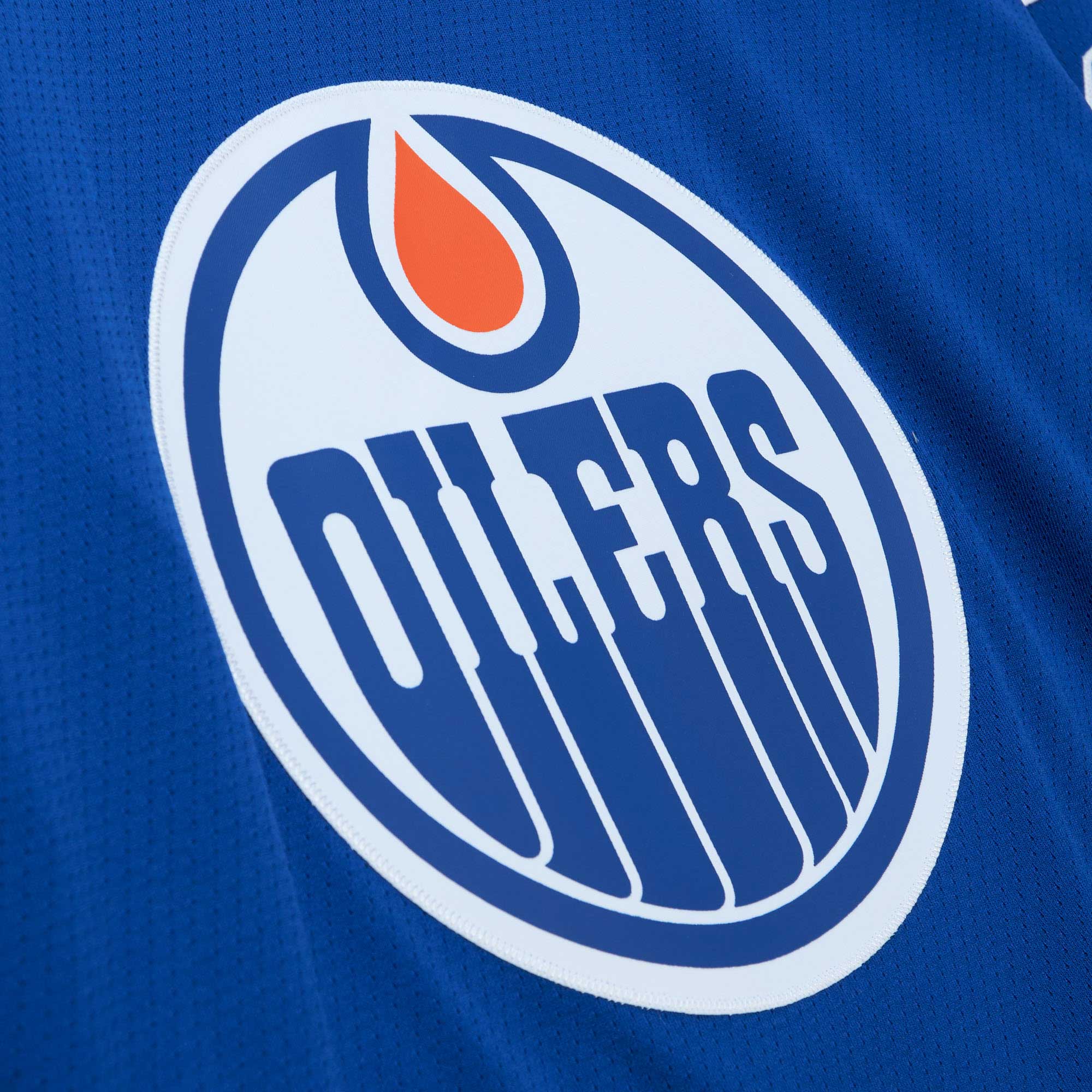 Grant Fuhr Edmonton Oilers Mitchell & Ness 1986/87 Blue Line Player Jersey - Royal - vstockx