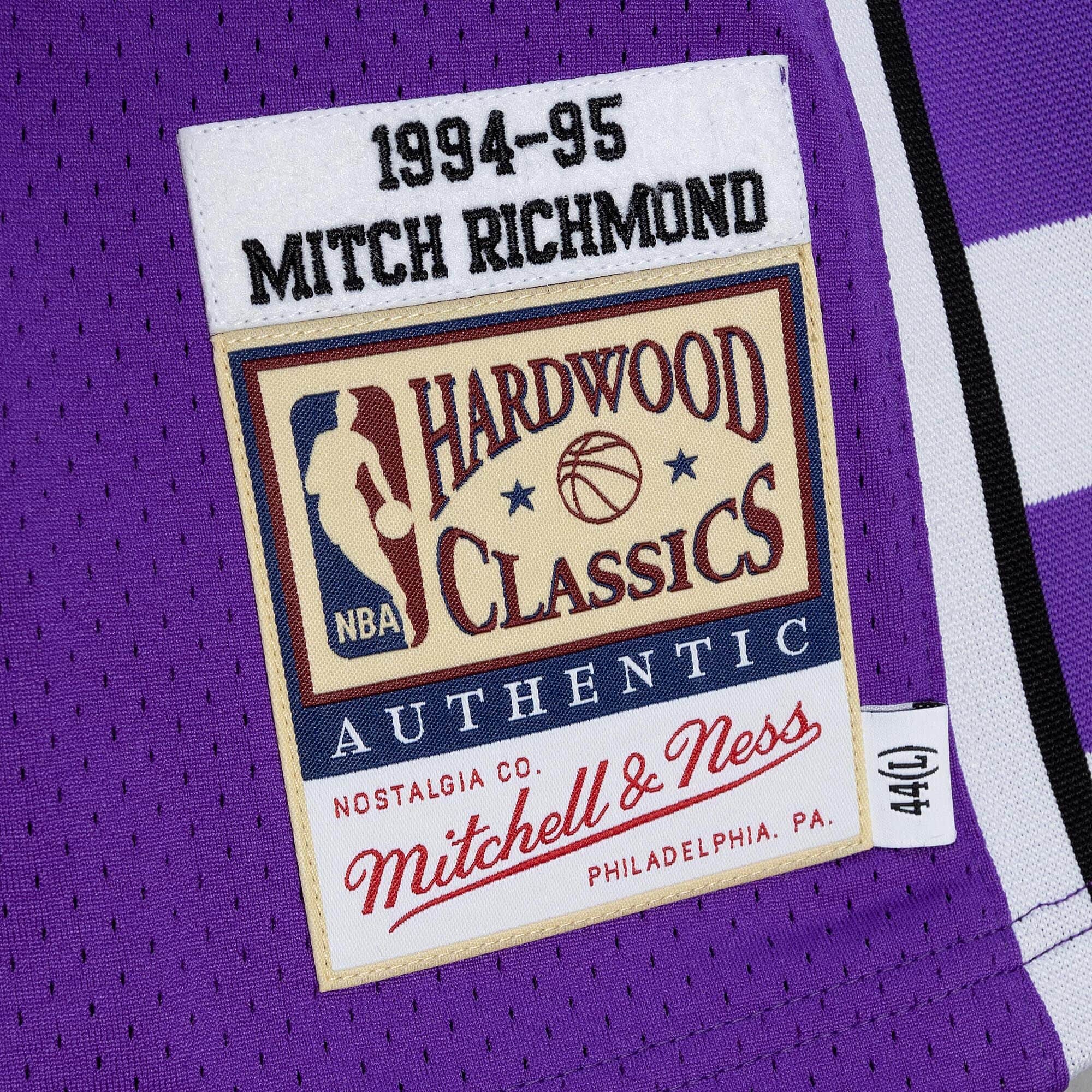 Authentic Mitch Richmond Sacramento Kings 1994-95 Jersey - vstockx