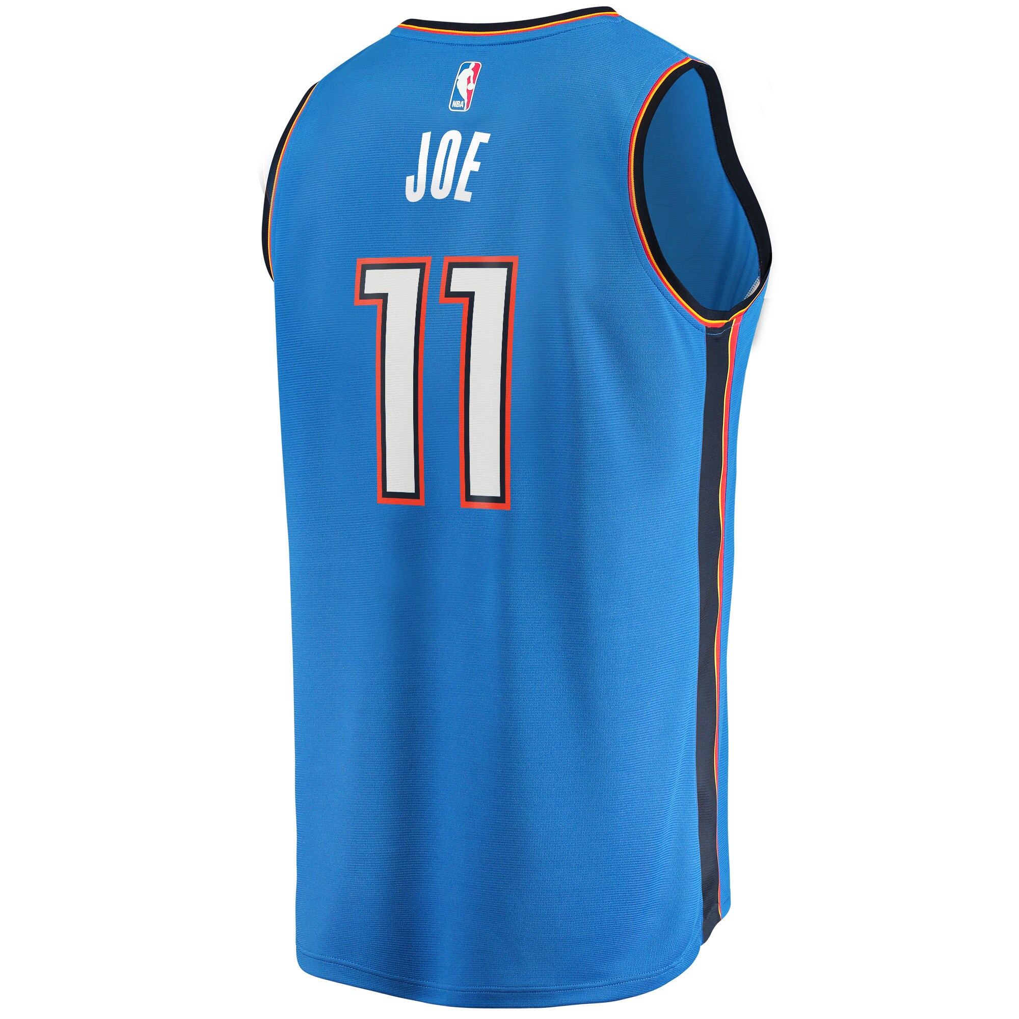 Isaiah Joe Oklahoma City Thunder Fanatics Branded Fast Break Player Jersey - Icon Edition - Blue - vstockx