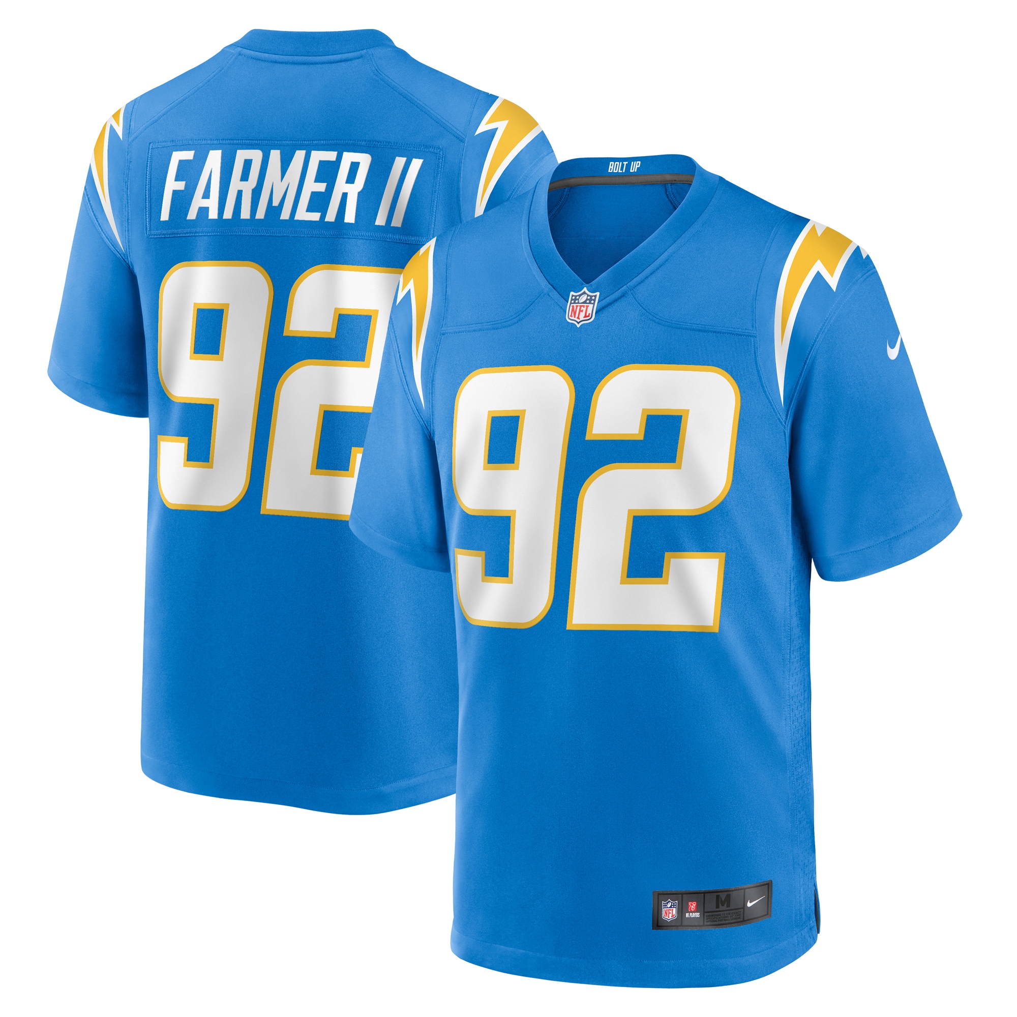 Andrew Farmer Los Angeles Chargers Nike Team Game Jersey - Powder Blue - vstockx
