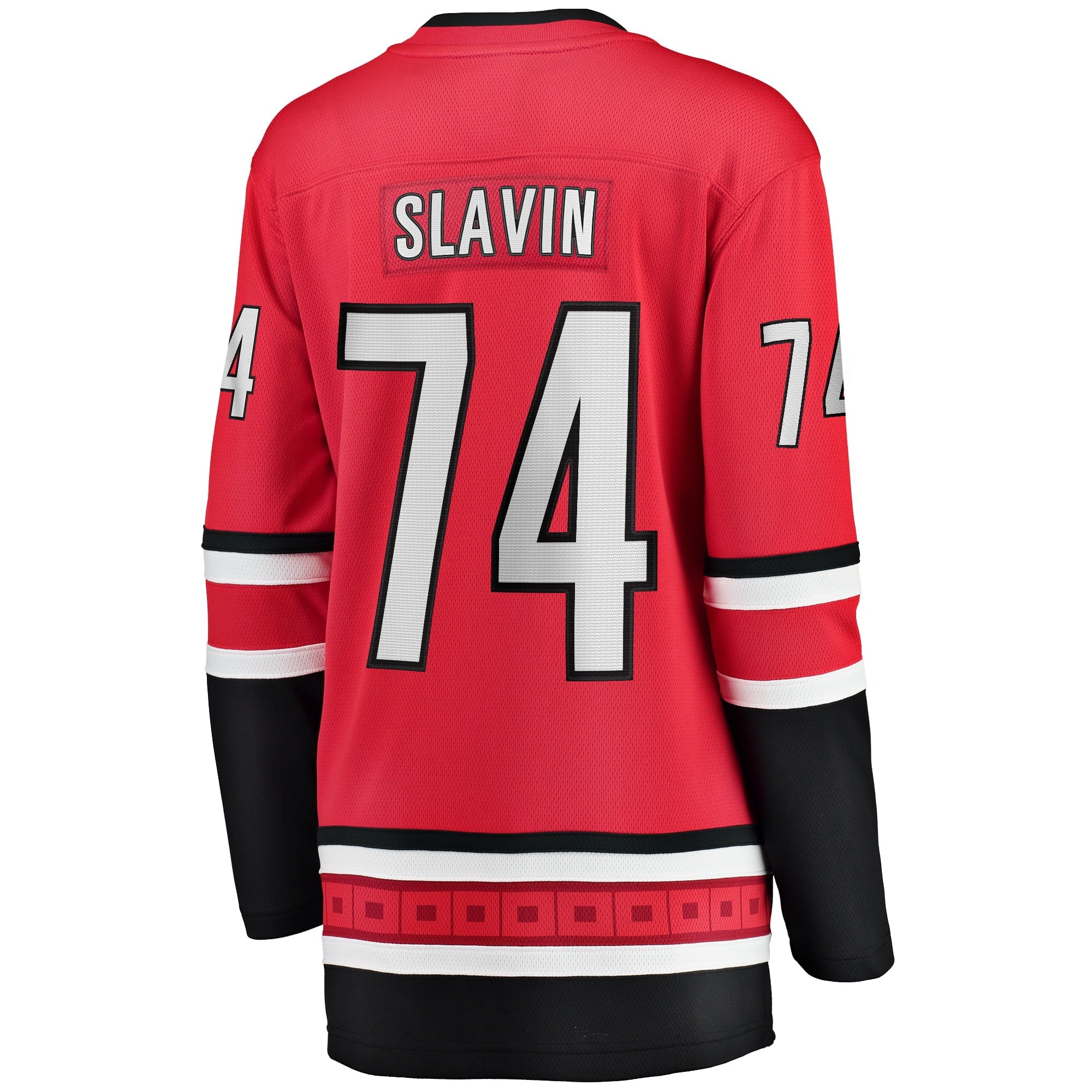 Women's Fanatics Branded Jaccob Slavin Red Carolina Hurricanes Home Breakaway Player Jersey - vstockx