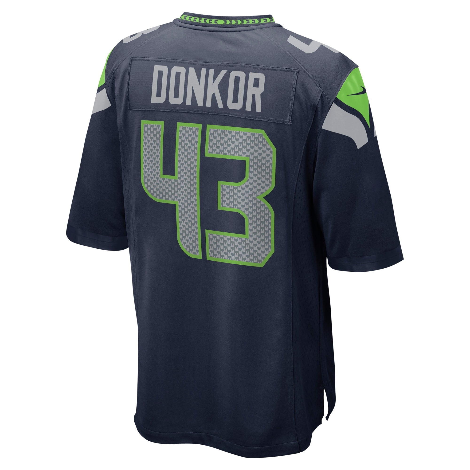 Men's Nike Aaron Donkor College Navy Seattle Seahawks Game Jersey - vstockx