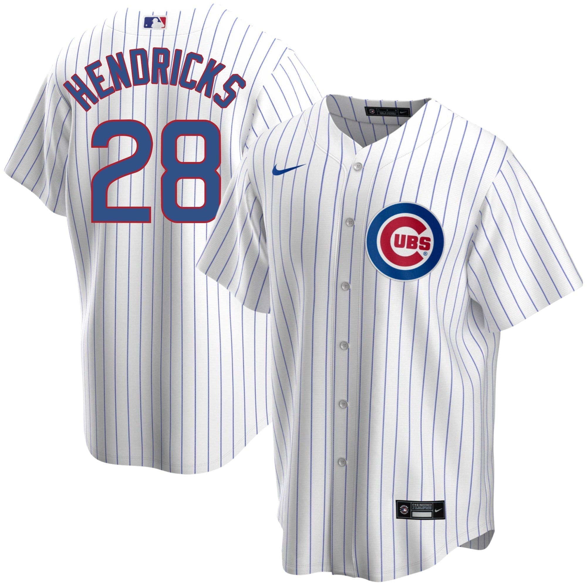 Kyle Hendricks Chicago Cubs Home Pinstripe Men's Replica Jersey - vstockx