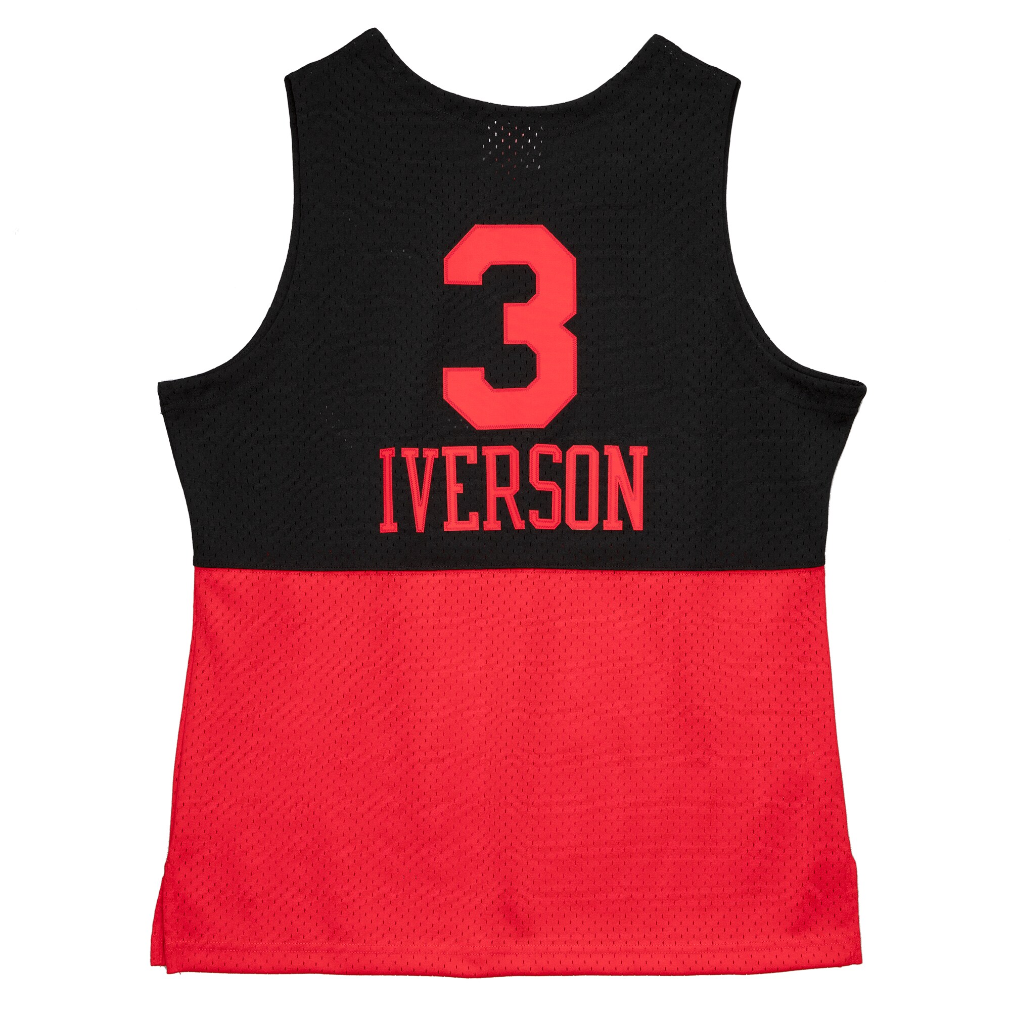 Allen Iverson Philadelphia 76ers Mitchell & Ness 2003-2004 Hardwood Classics Reload 2.0 Swingman Jersey - Black - vstockx