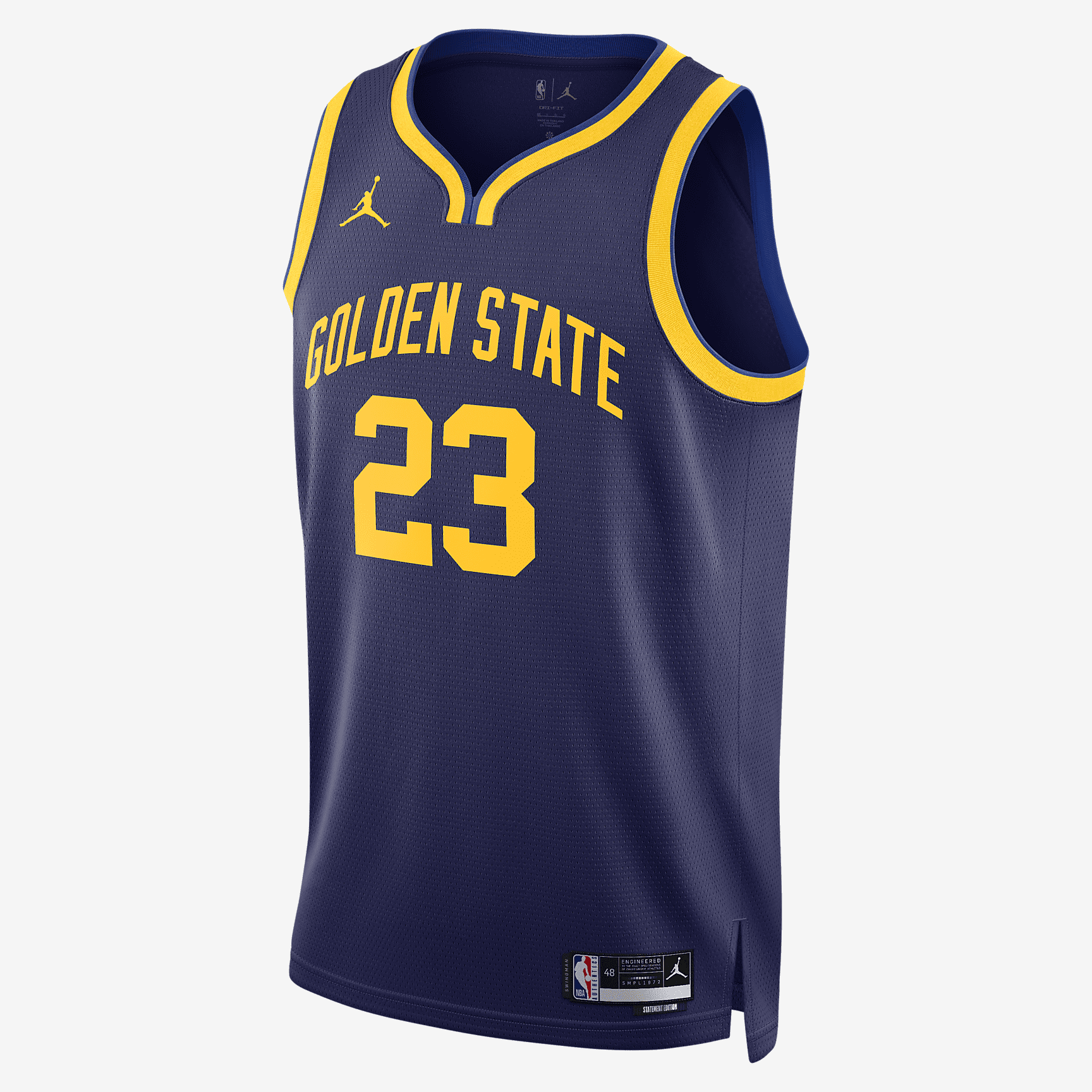 Golden State Warriors Statement Edition Jordans Dri-FIT NBA Swingman Jersey - Loyal Blue - vstockx