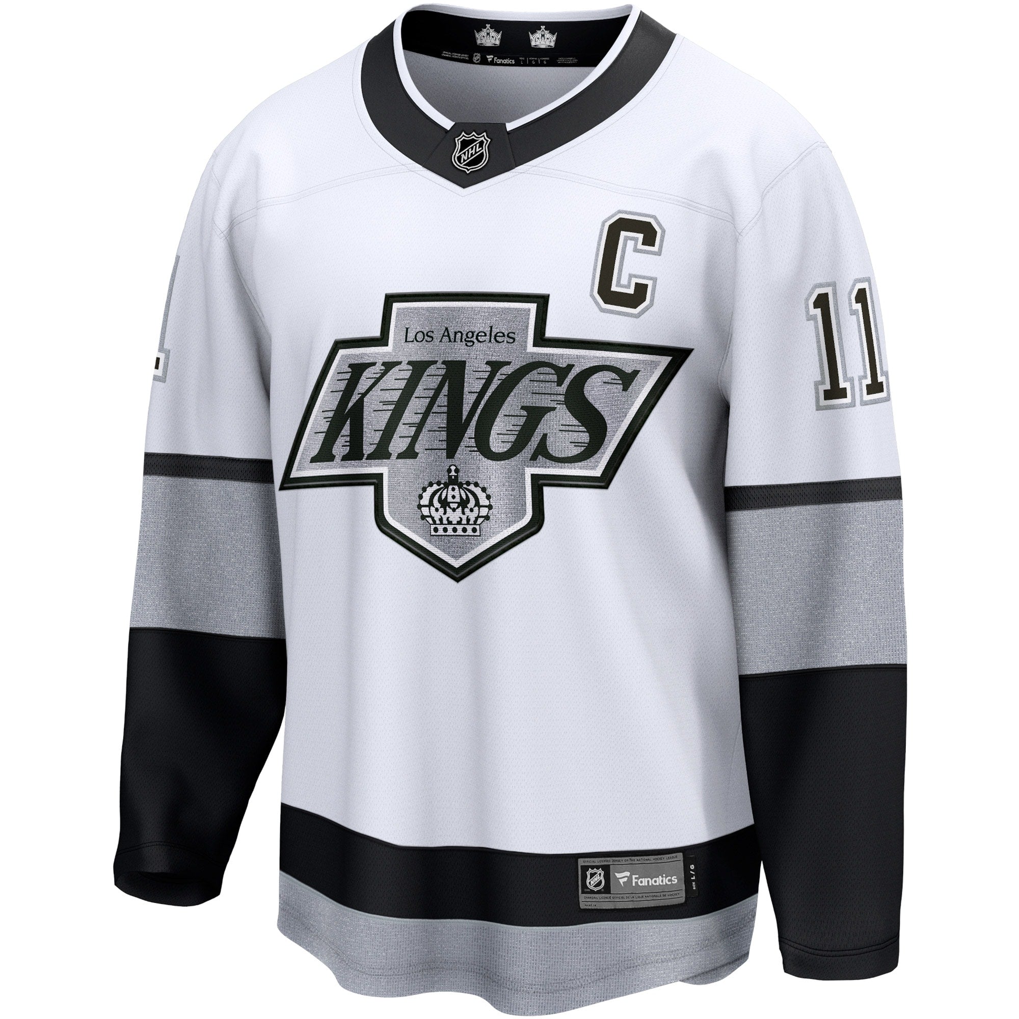 Men's Fanatics Branded Anze Kopitar White Los Angeles Kings Alternate Premier Breakaway Player Jersey - vstockx
